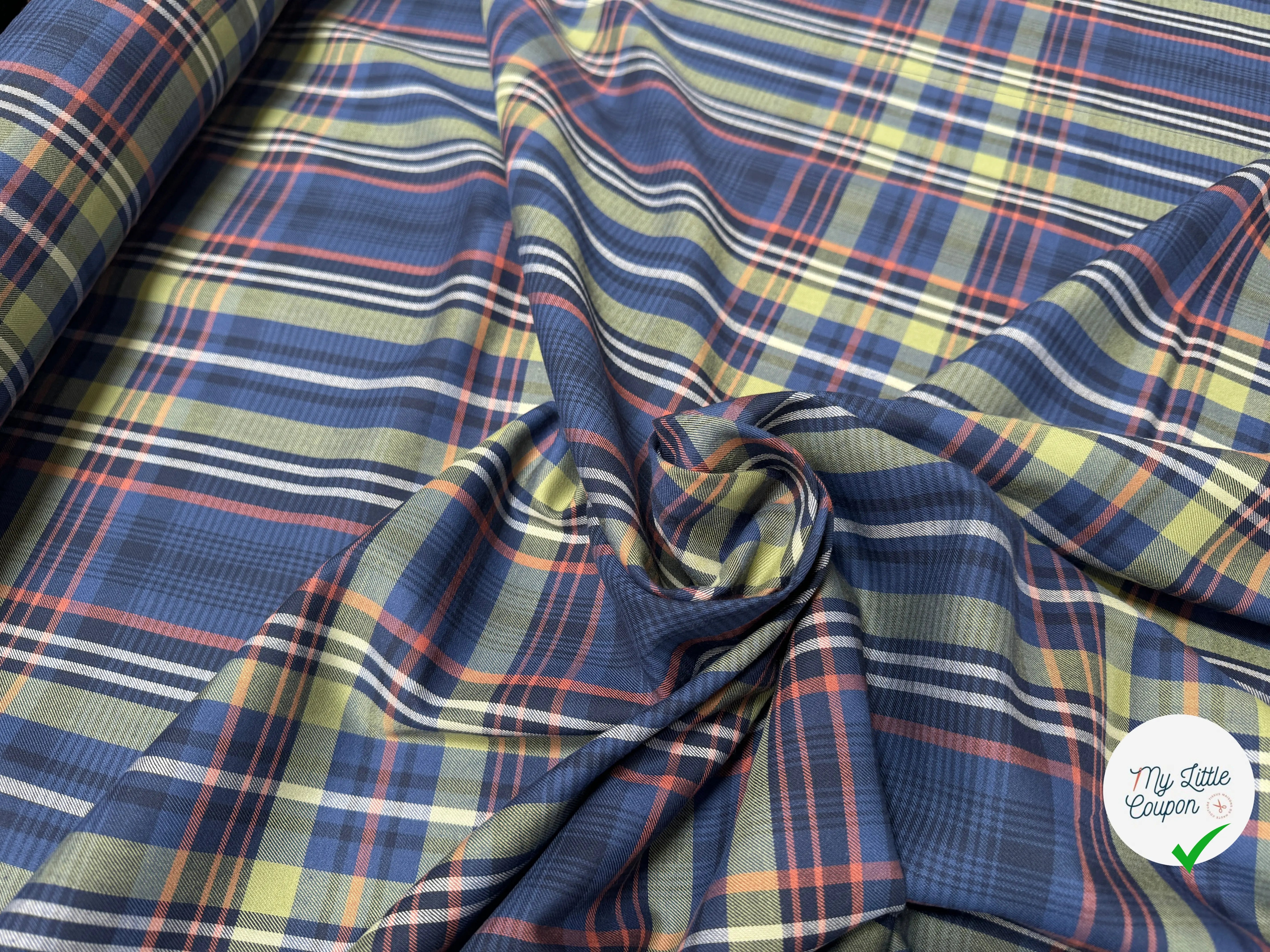 DRAPERIE SURCHEMISE SERGÉ 100% COTON - My Little Coupon