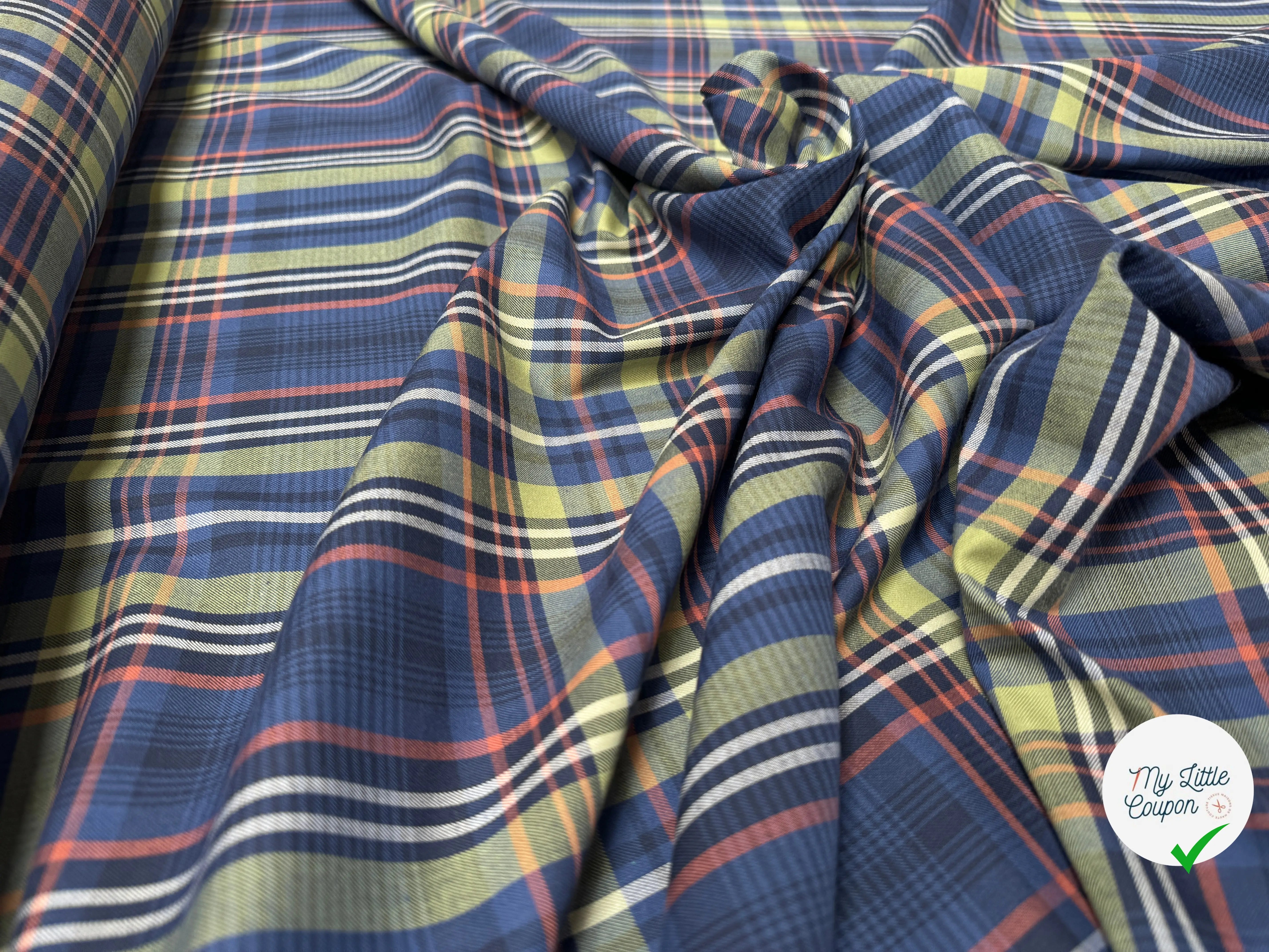 DRAPERIE SURCHEMISE SERGÉ 100% COTON - My Little Coupon