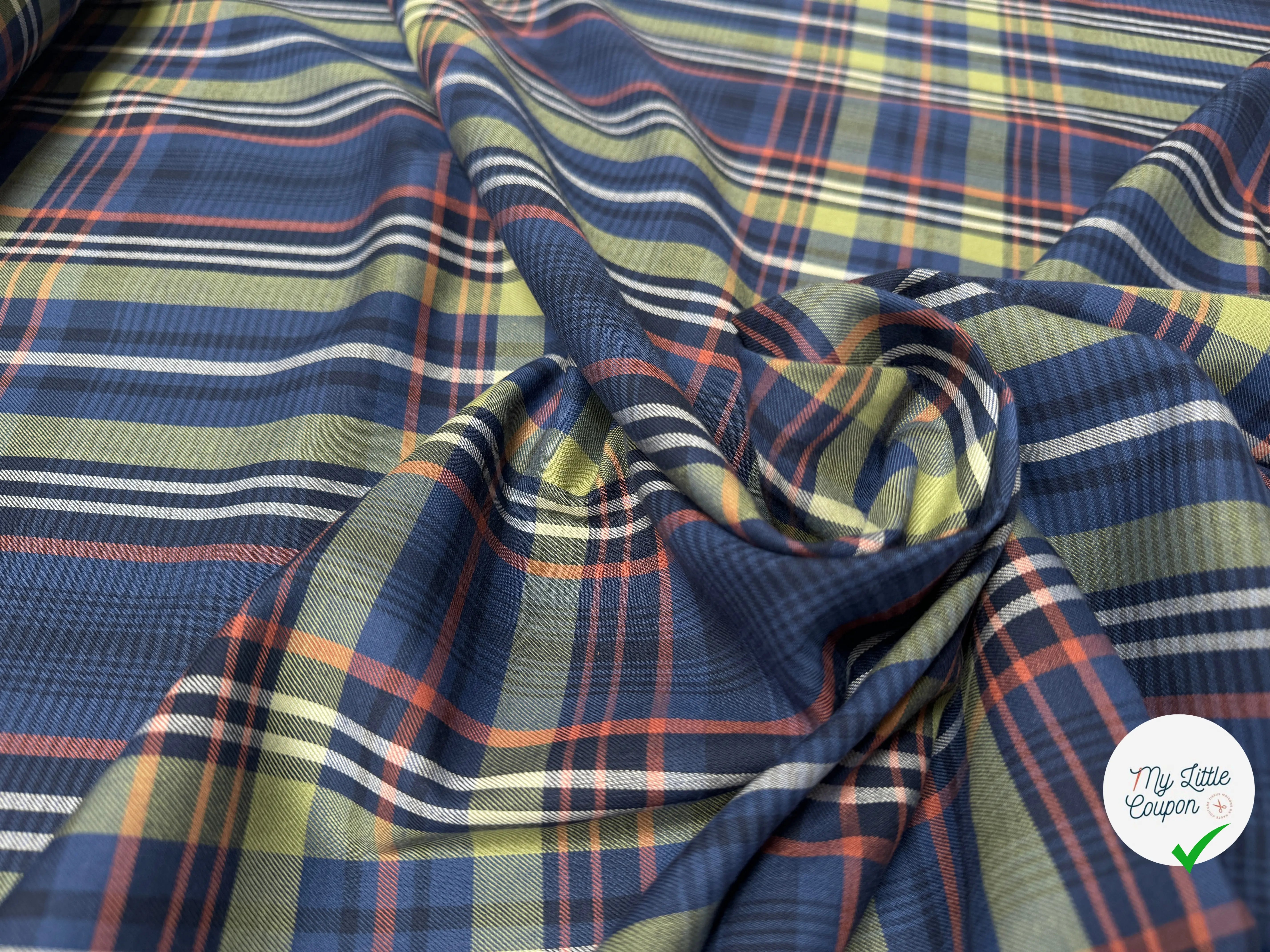 DRAPERIE SURCHEMISE SERGÉ 100% COTON - My Little Coupon