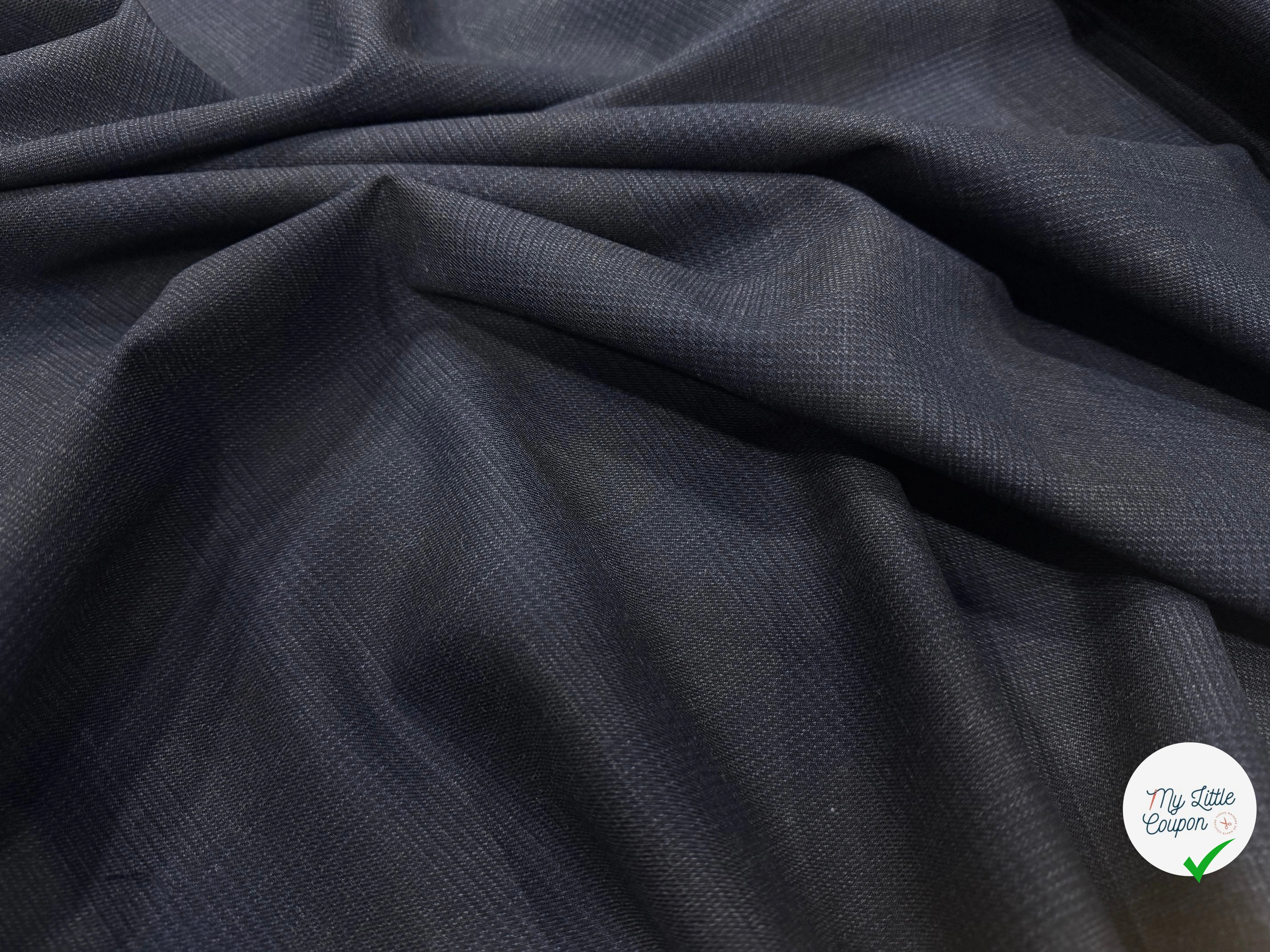 DRAPERIE ULTRA STRETCH CARREAUX GRIS FONCÉ - My Little Coupon