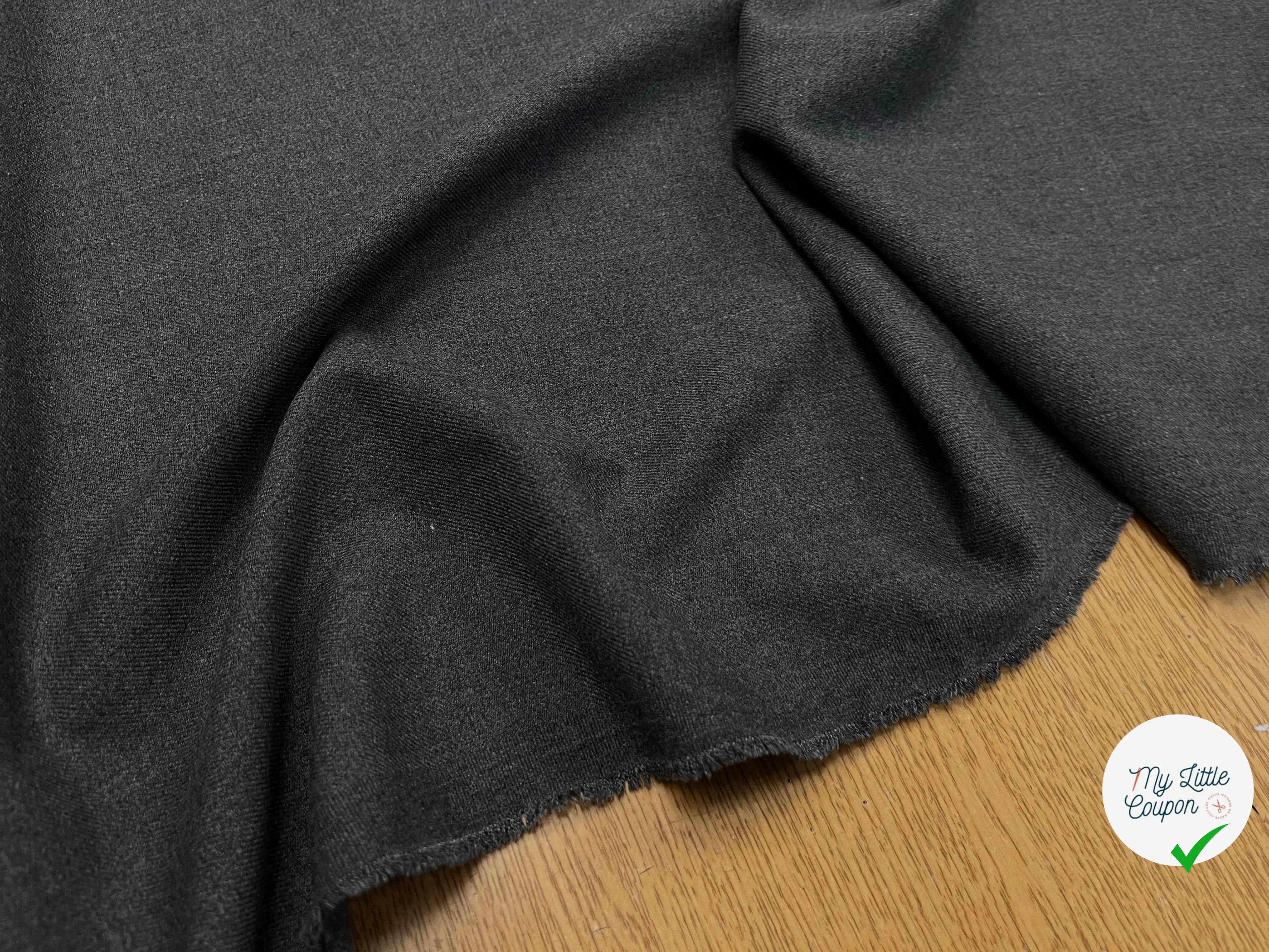 DRAPPERIE GRISE CLAIR POLYVISCOSE OWENS CHINÉ - My Little Coupon