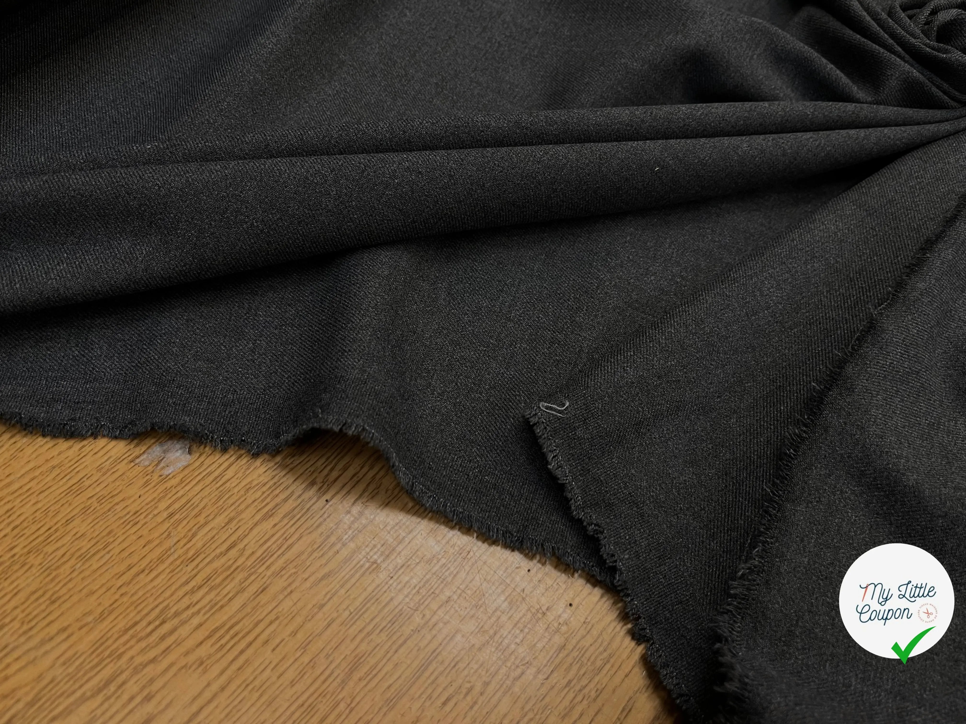 DRAPPERIE GRISE CLAIR POLYVISCOSE OWENS CHINÉ - My Little Coupon