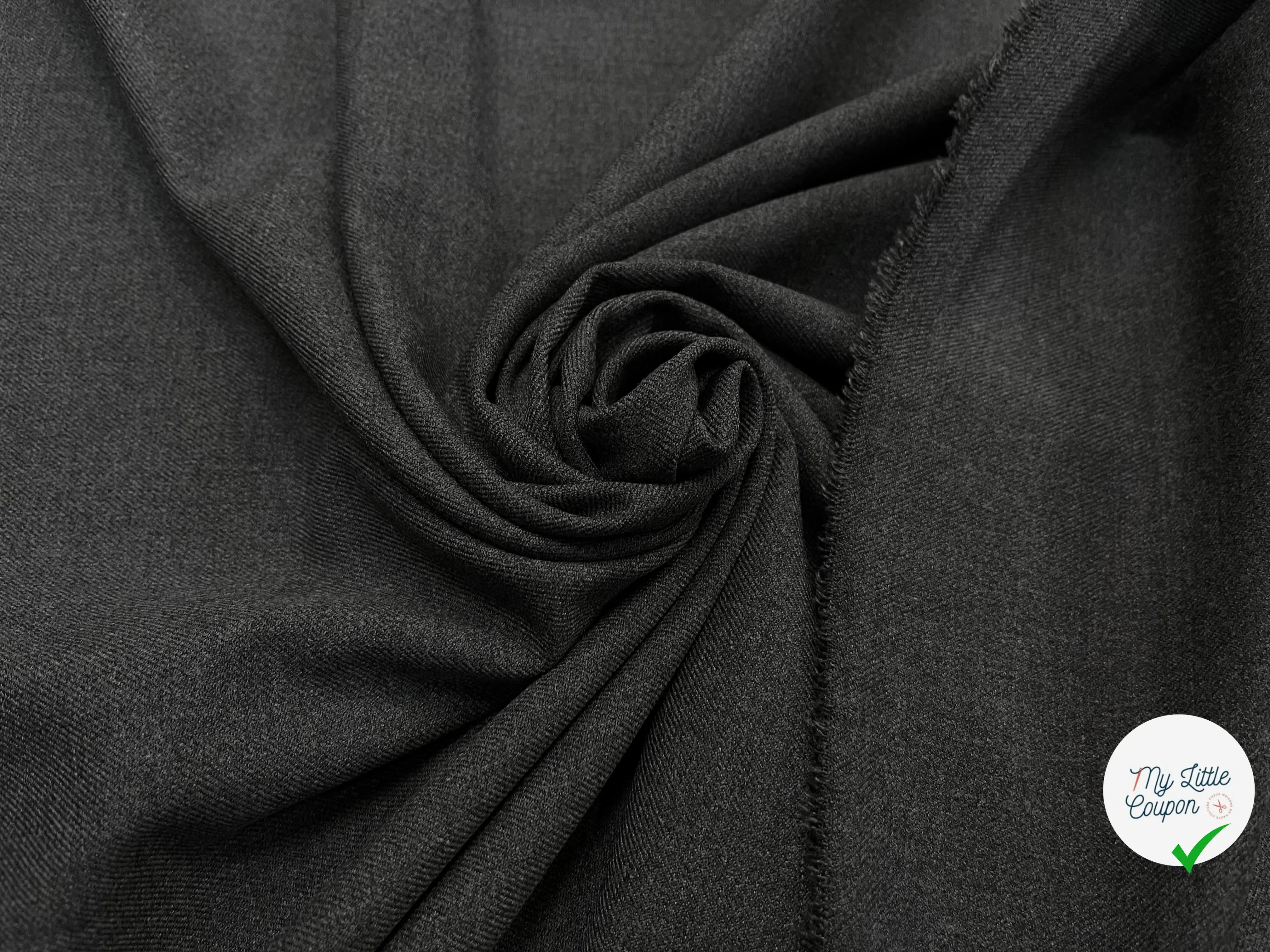 DRAPPERIE GRISE CLAIR POLYVISCOSE OWENS CHINÉ - My Little Coupon