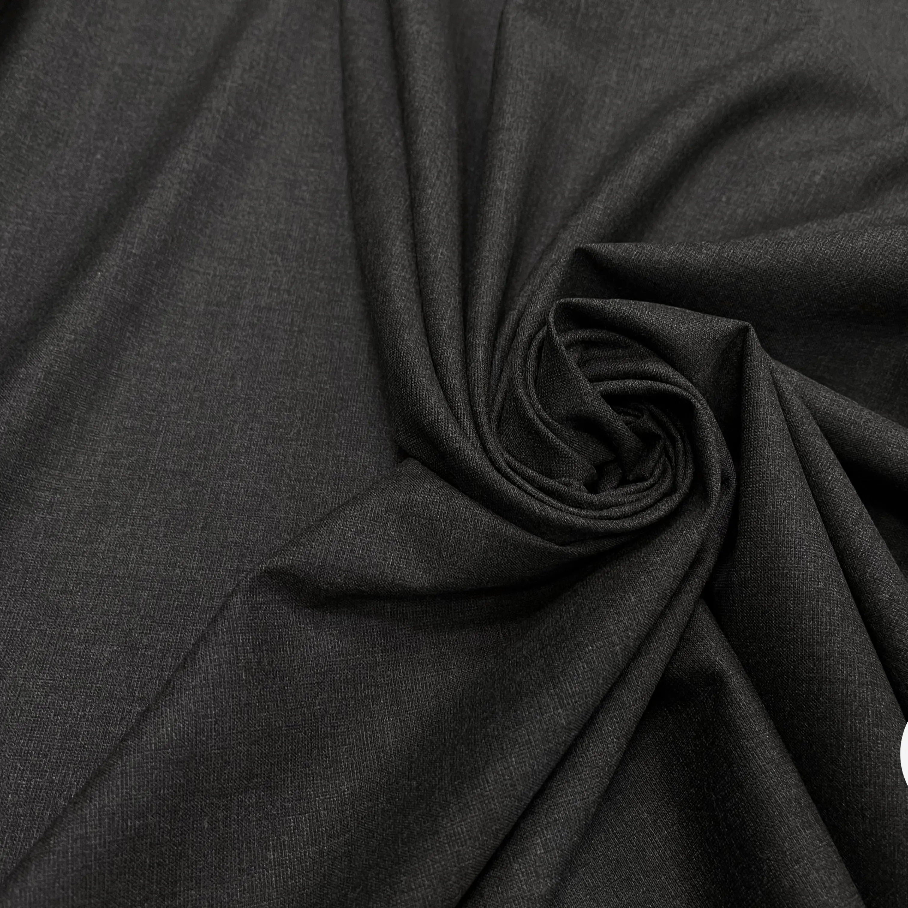 DRAPPERIE GRISE FONCÉ POLYVISCOSE OWENS CHINÉ - My Little Coupon