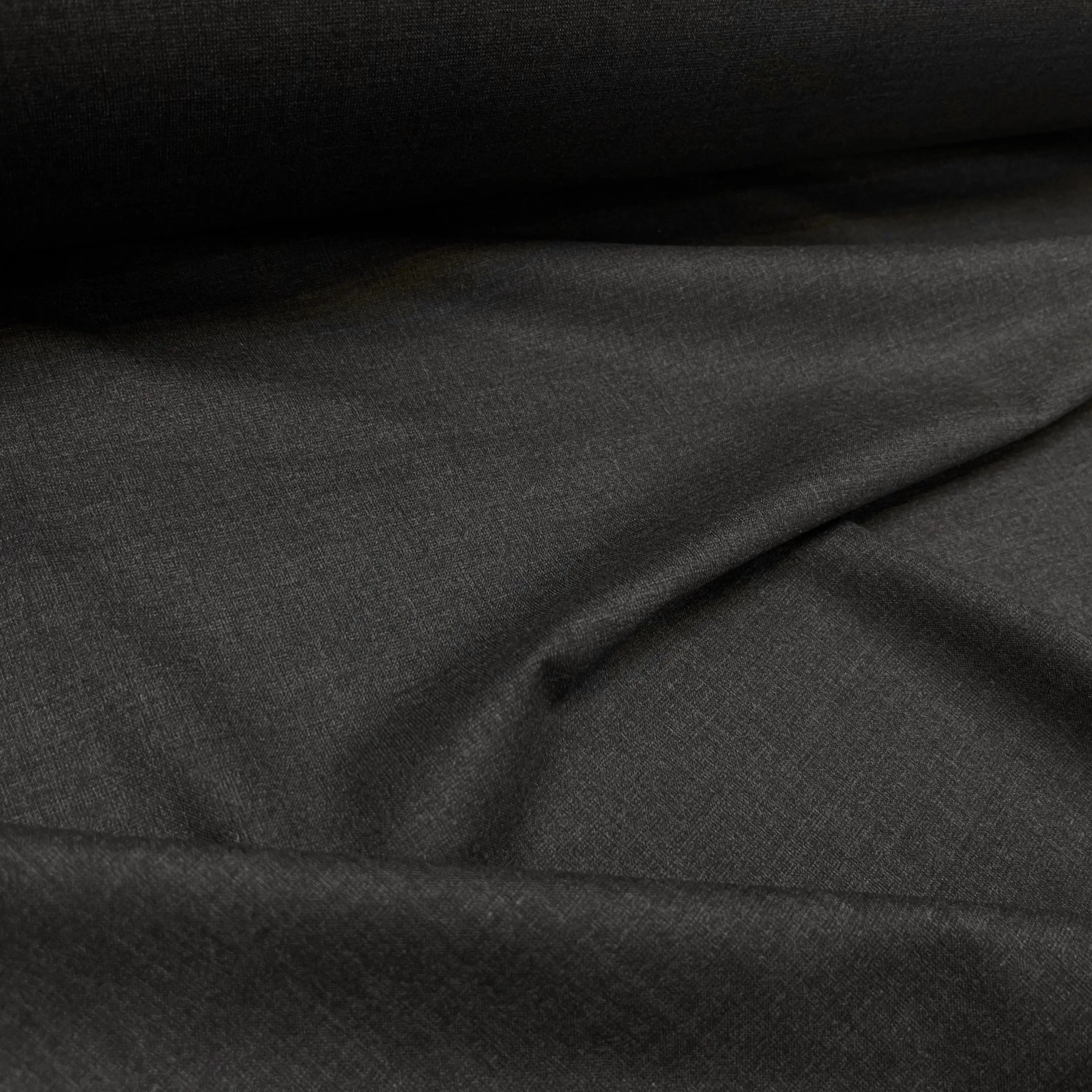 DRAPPERIE GRISE FONCÉ POLYVISCOSE OWENS CHINÉ - My Little Coupon