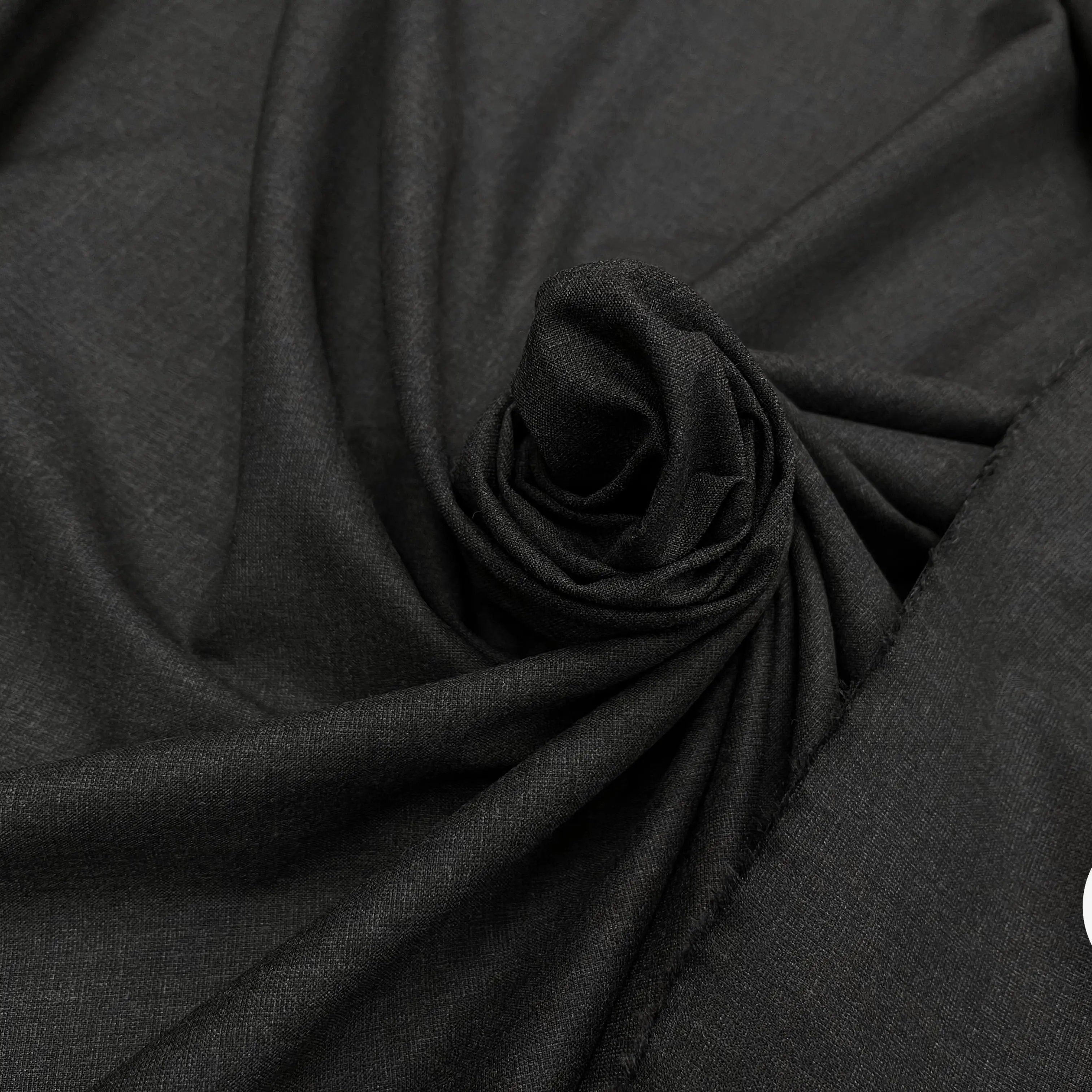 DRAPPERIE GRISE FONCÉ POLYVISCOSE OWENS CHINÉ - My Little Coupon