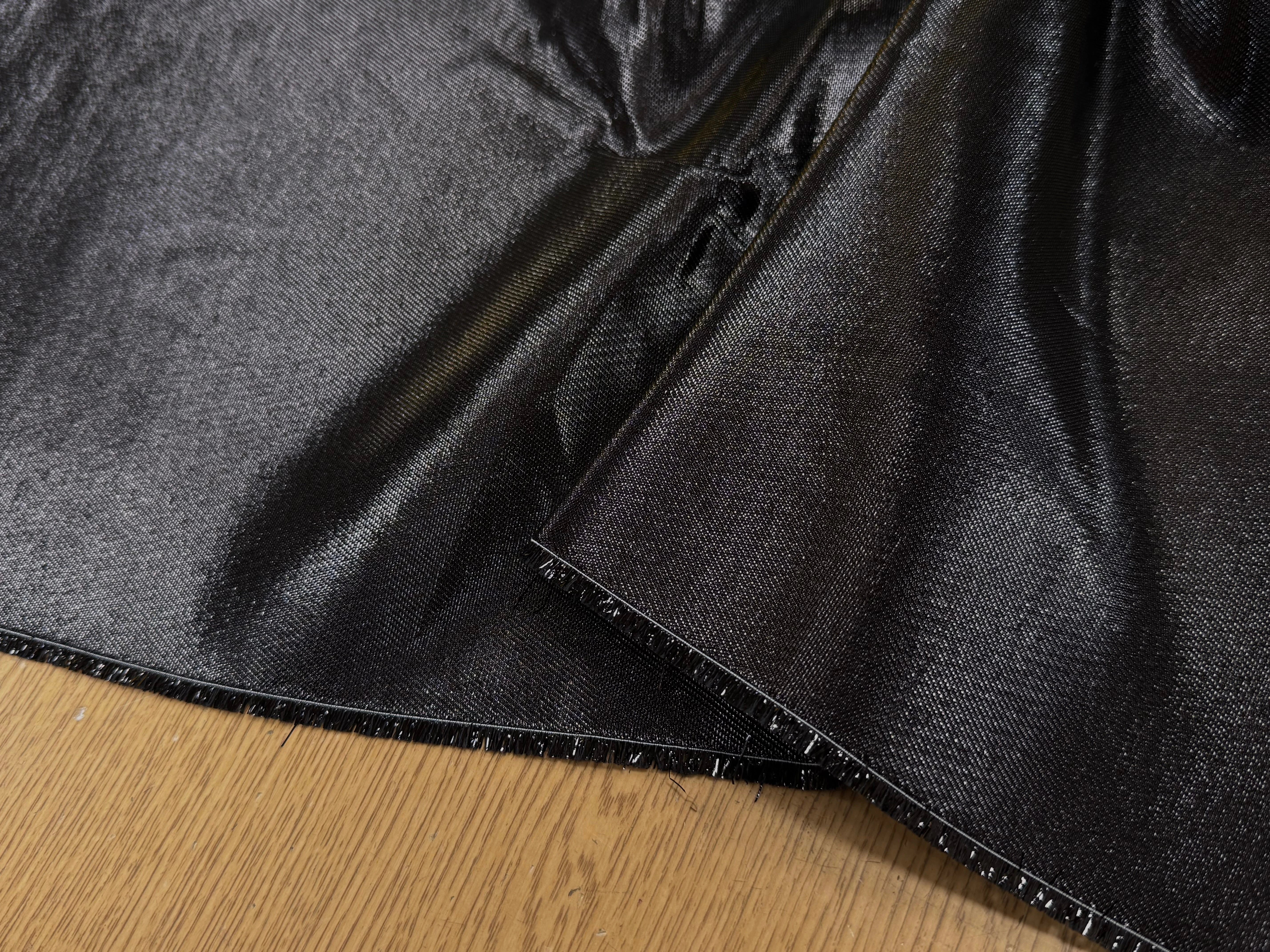DRILL CHANGEANT POLYVISCOSE SHINY NOIR - My Little Coupon