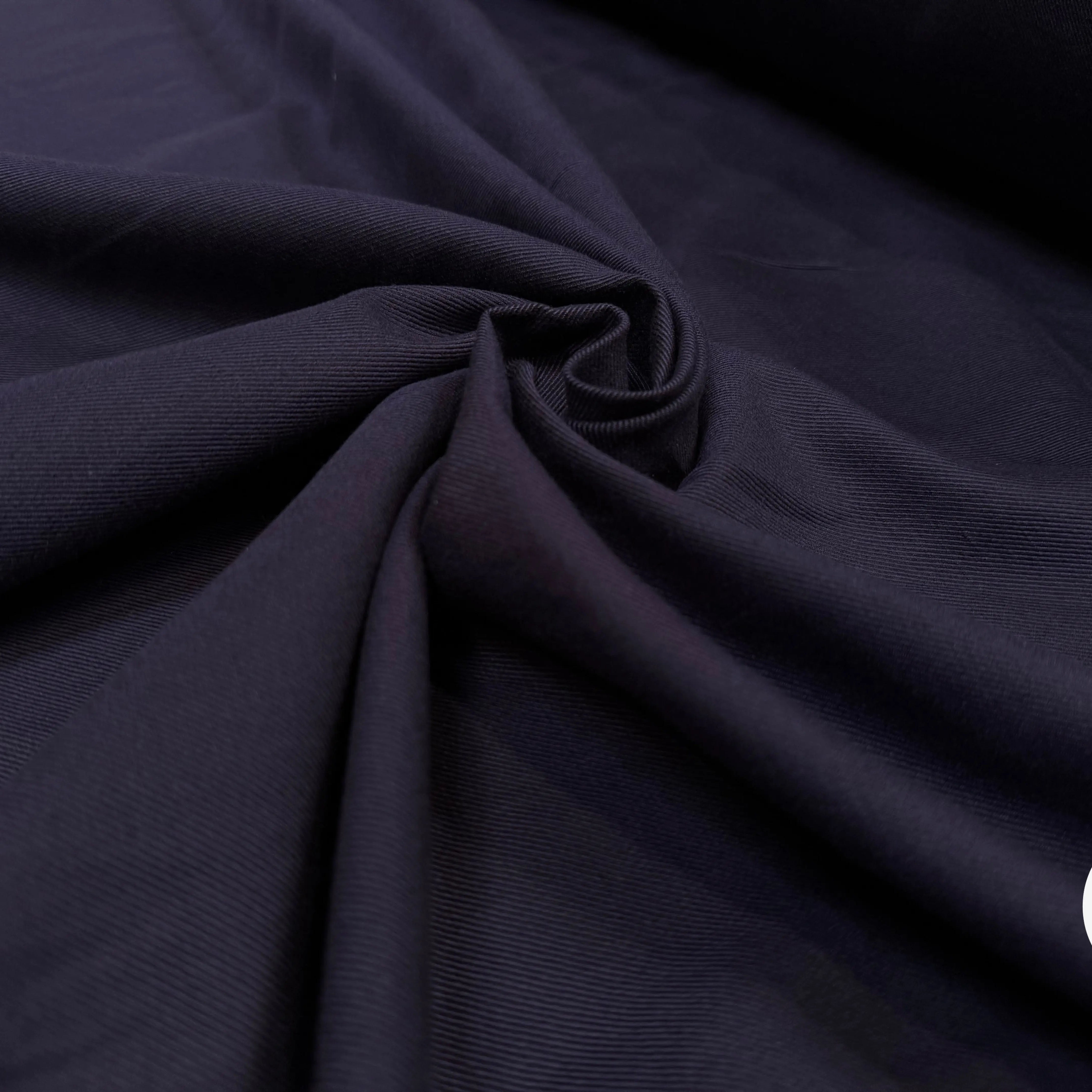 DRILL LOURD VISCOSE LIN NAVY - My Little Coupon