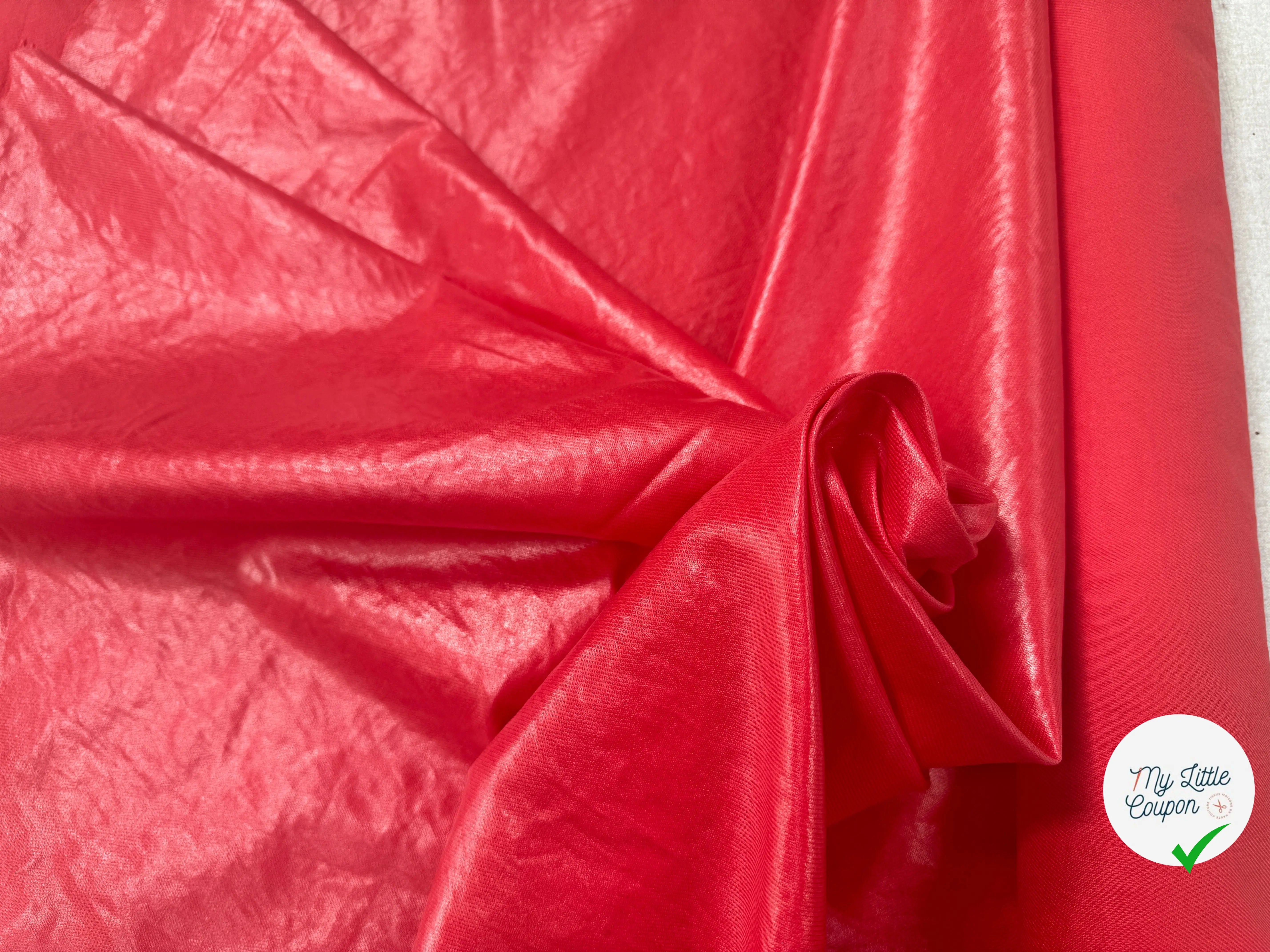 DRILL RAMIE CHINTZÉ ROUGE - My Little Coupon