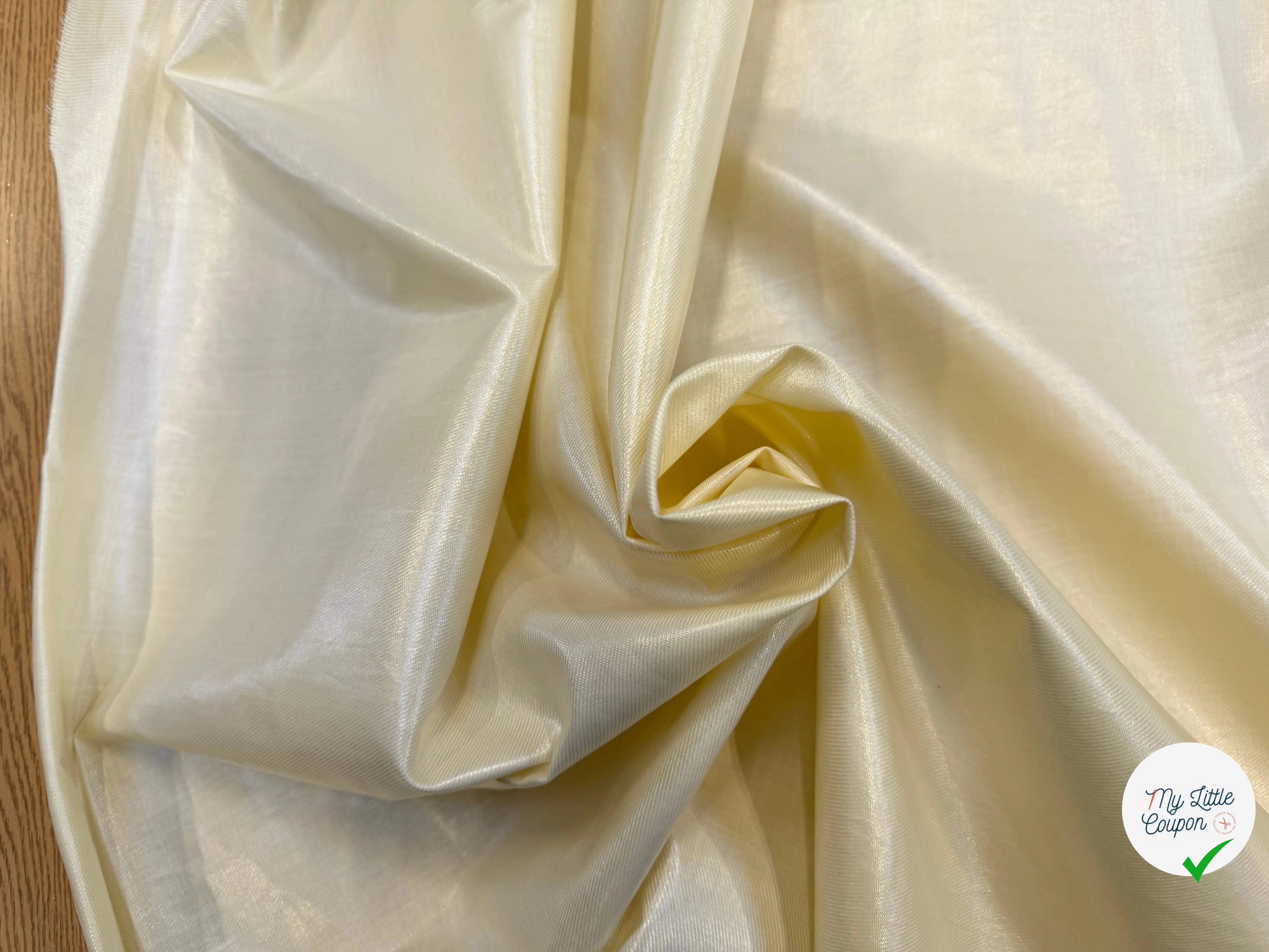 DRILL RAMIE CHINTZÉ SILVER YELLOW - My Little Coupon