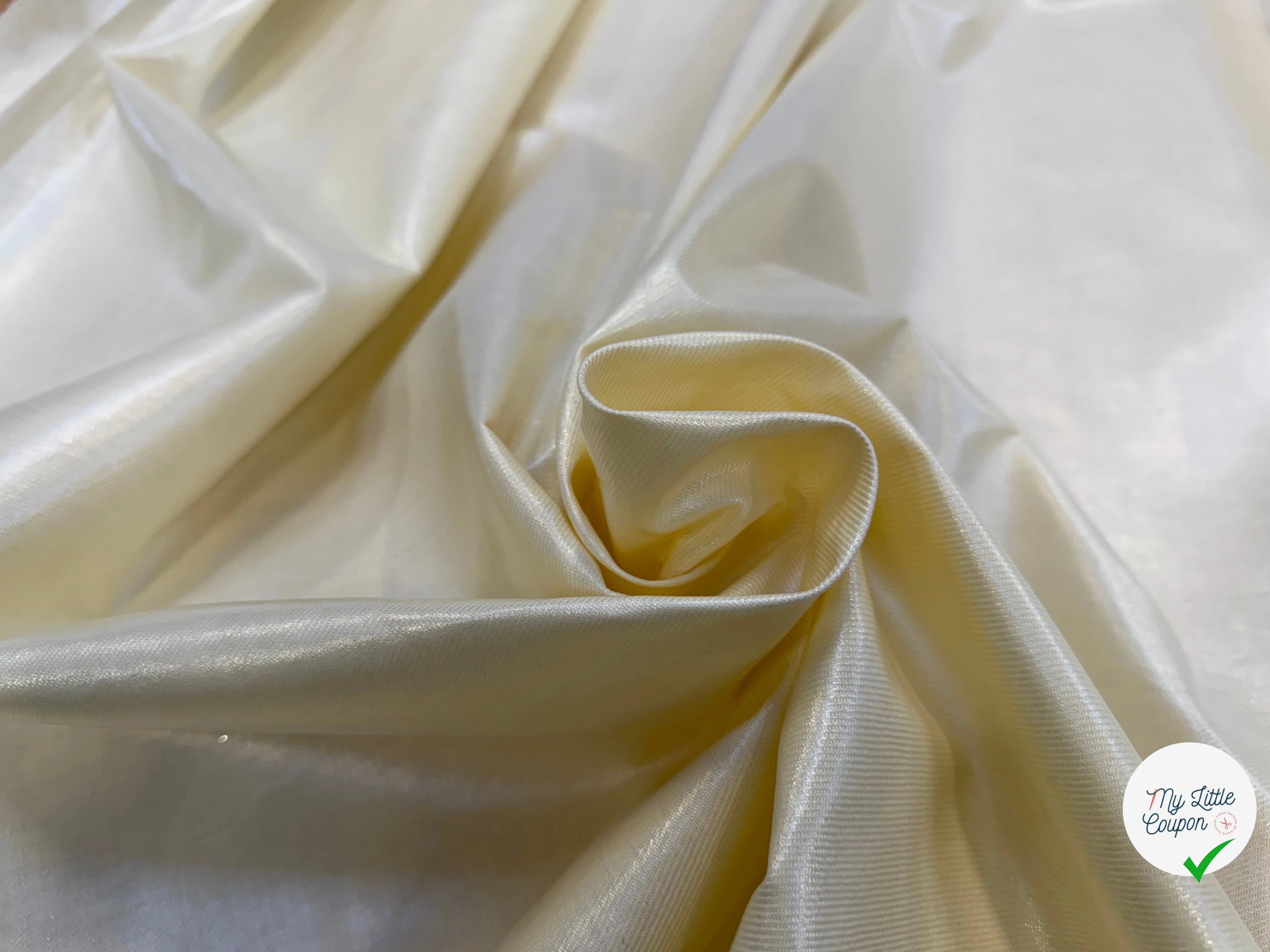 DRILL RAMIE CHINTZÉ SILVER YELLOW - My Little Coupon