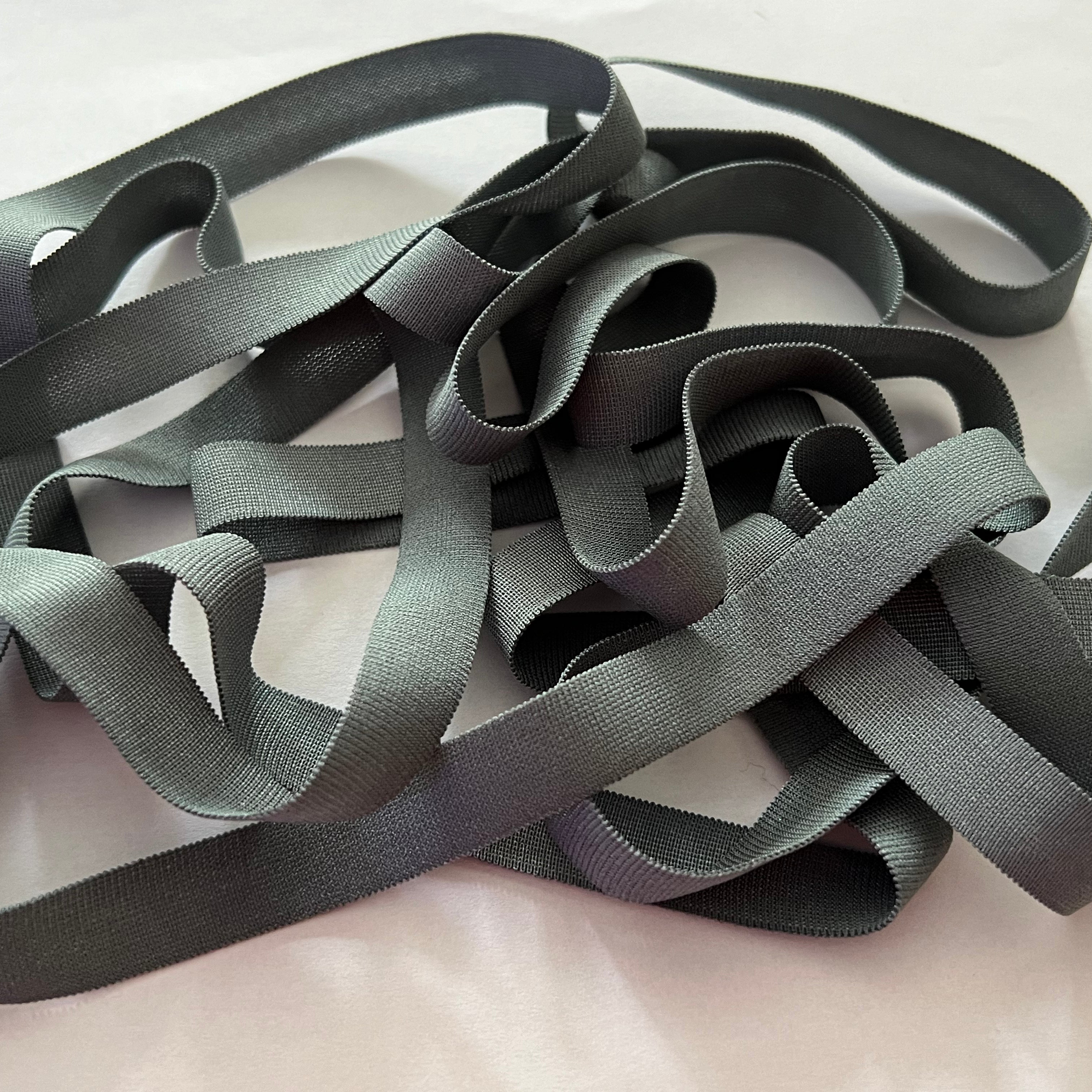 ÉLASTIQUE PLAT LINGERIE VERT SAUGE 12mm - My Little Coupon