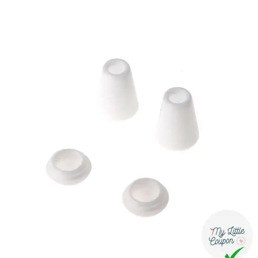 EMBOUT DE CORDON GRAND MODÈLE BLANC - My Little Coupon