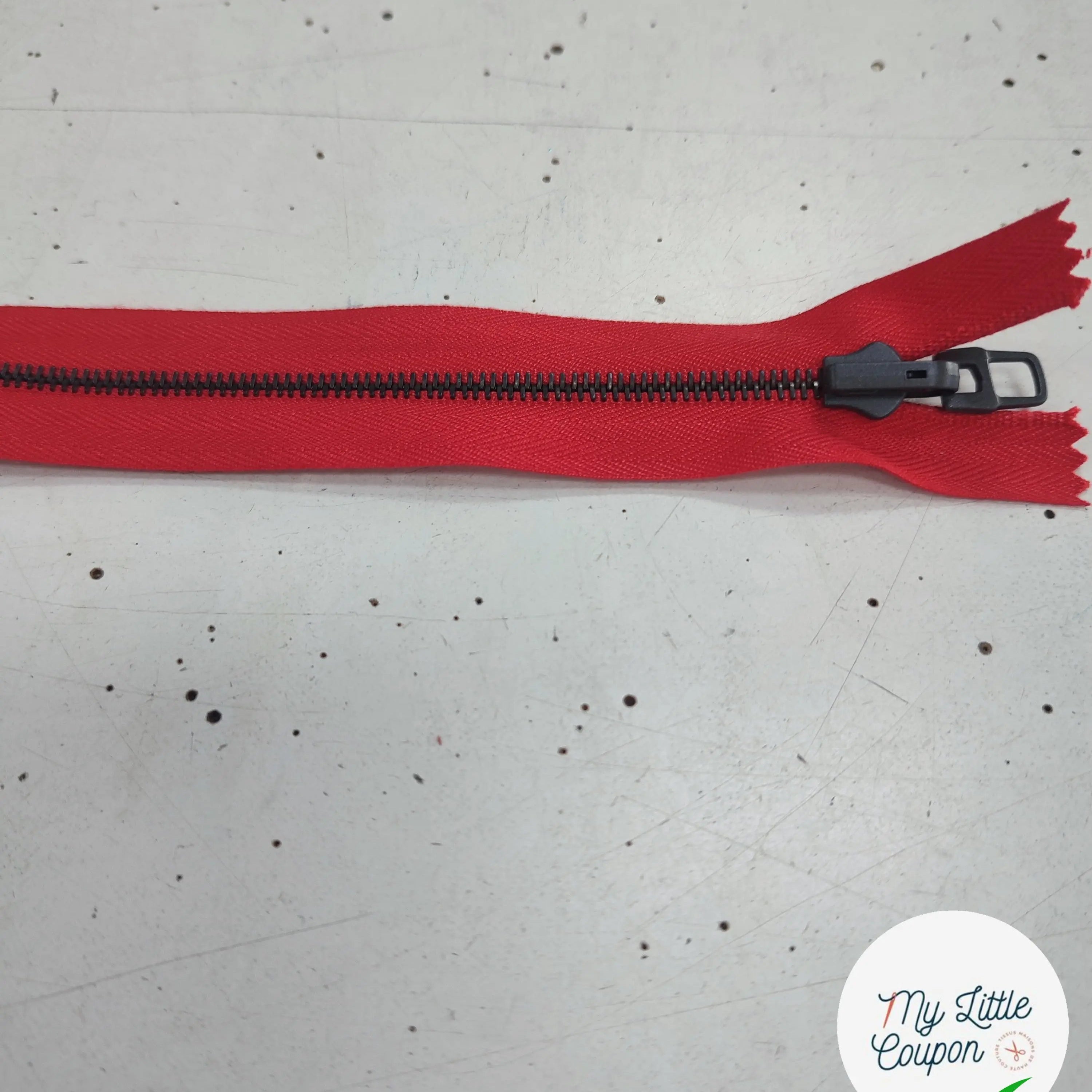 ERMETURE RIRI METAL SÉPARABLE 90CM ROUGE - My Little Coupon