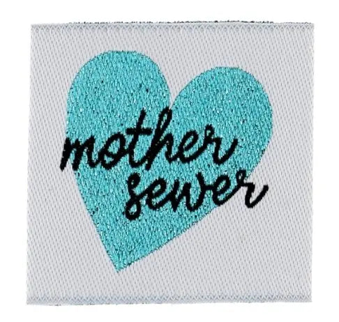 ÉTIQUETTE À COUDRE TISSÉES BOHIN - " MOTHER SEWER " - My Little Coupon