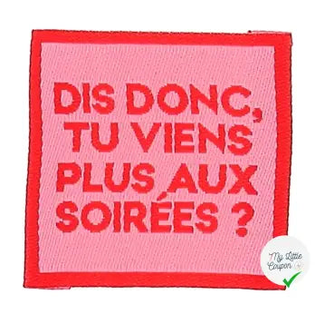 ÉTIQUETTE À COUDRE TISSÉES BOHIN - "DIT DONC TU VIENS PLUS..." - My Little Coupon