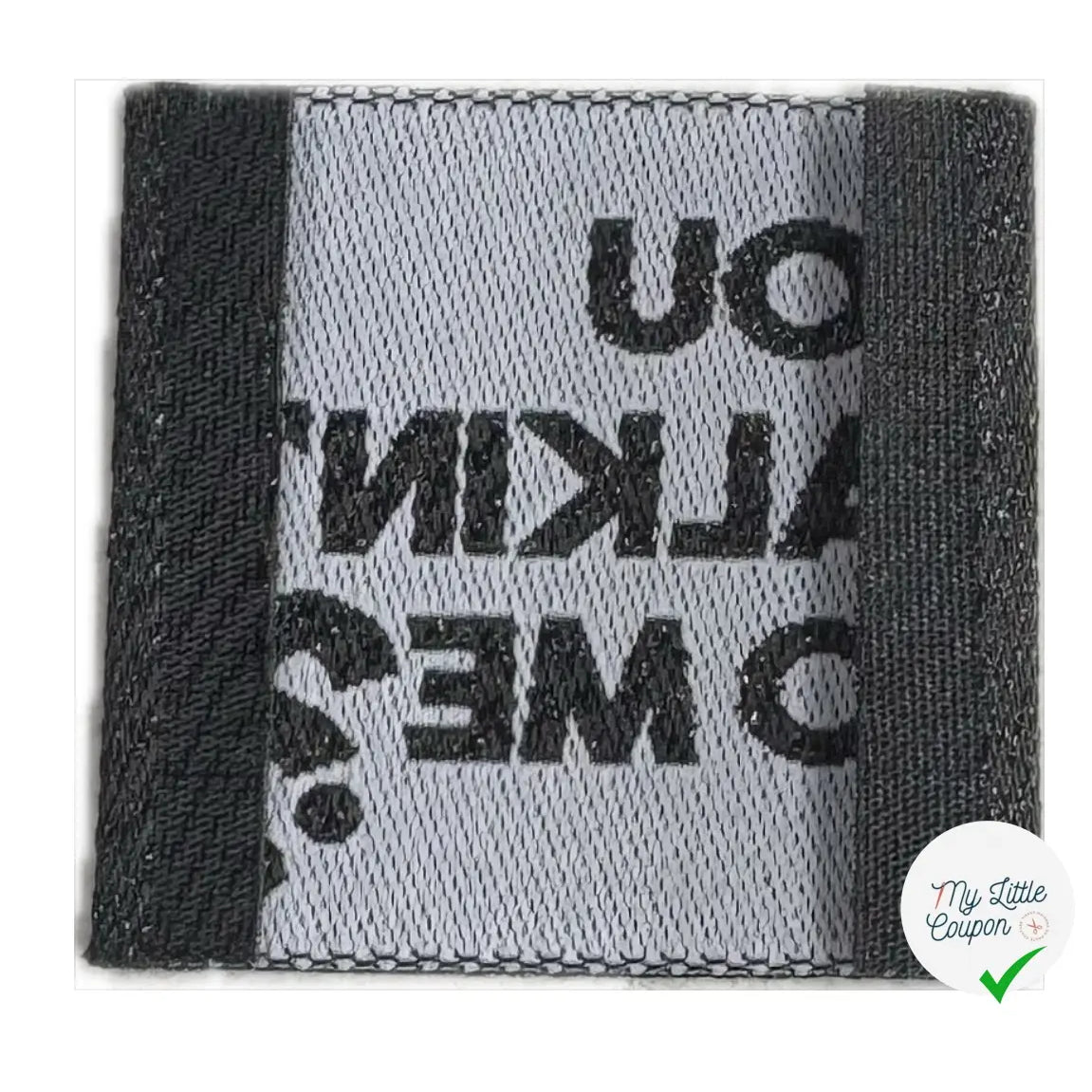 ÉTIQUETTES TISSÉES À COUDRE MODÈLE - YOU TALKIN' TO ME - My Little Coupon