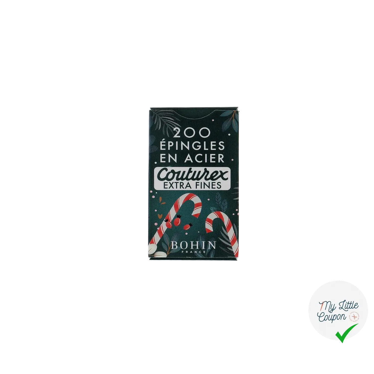 Épingles "Couturex" extra-fines - Sucre candy - N°4 = 30 mm - ø 0,60 mm - My Little Coupon