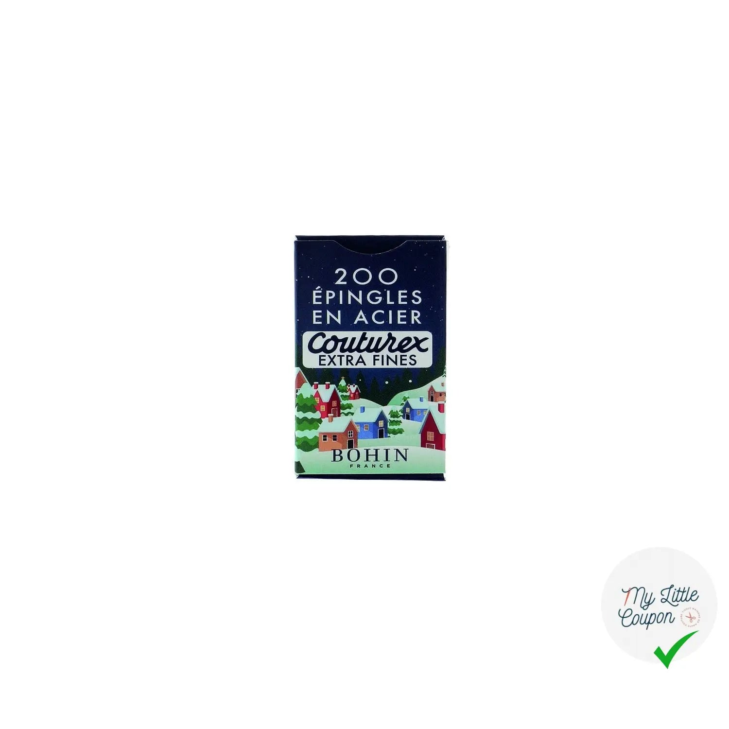 Épingles "Couturex" extra-fines - Sucre candy - N°4 = 30 mm - ø 0,60 mm - My Little Coupon