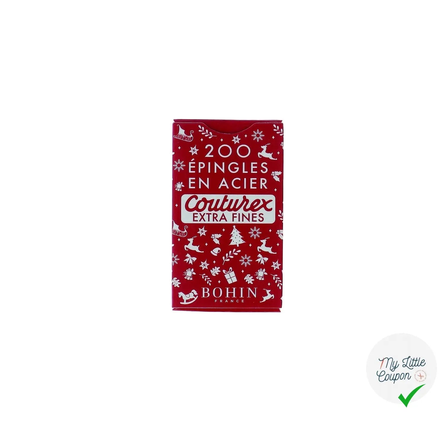 Épingles "Couturex" extra-fines - Sucre candy - N°4 = 30 mm - ø 0,60 mm - My Little Coupon