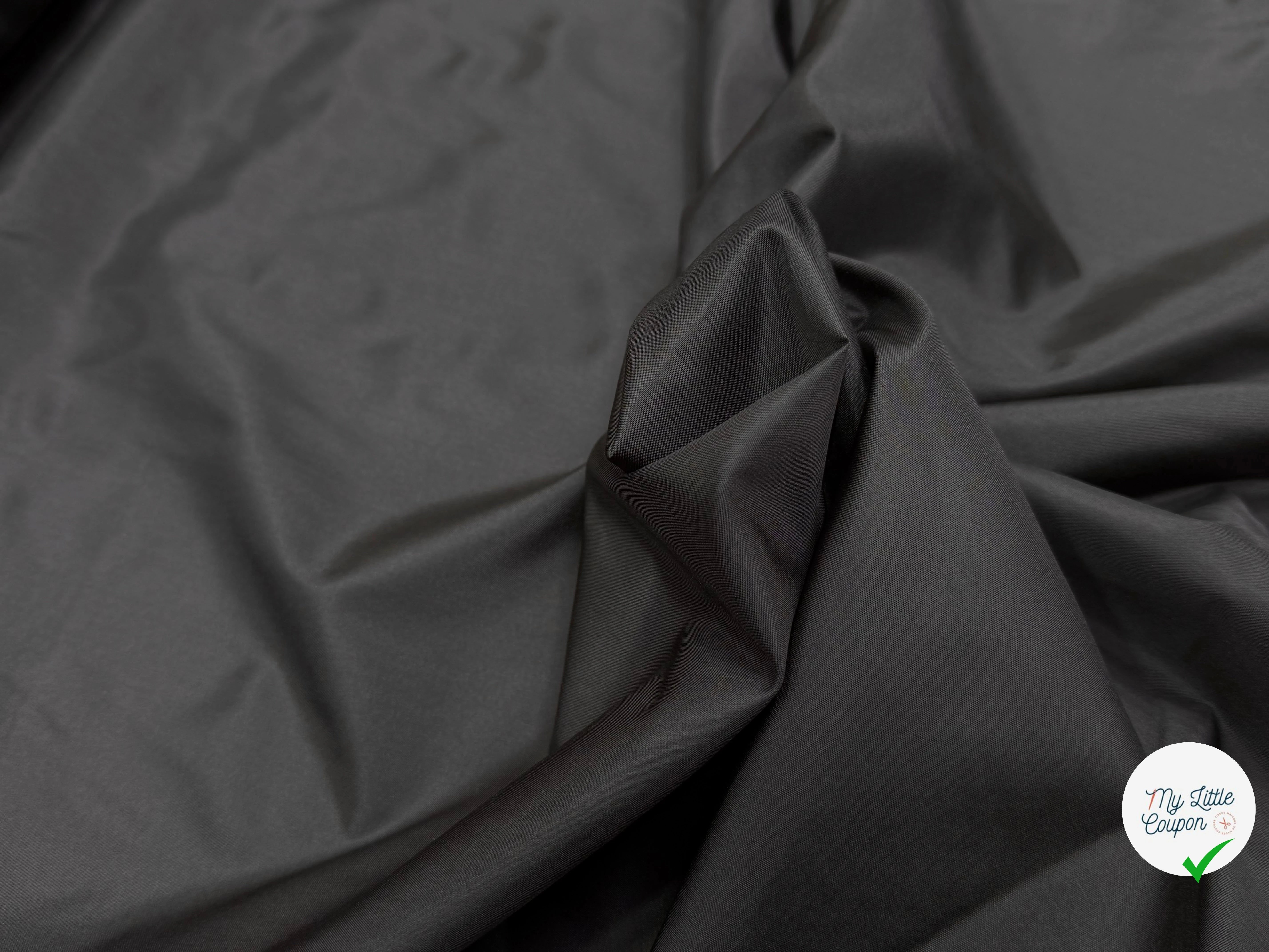 FAILLE DE SOIE MARRON PRESQUE NOIR100% SOIE - My Little Coupon