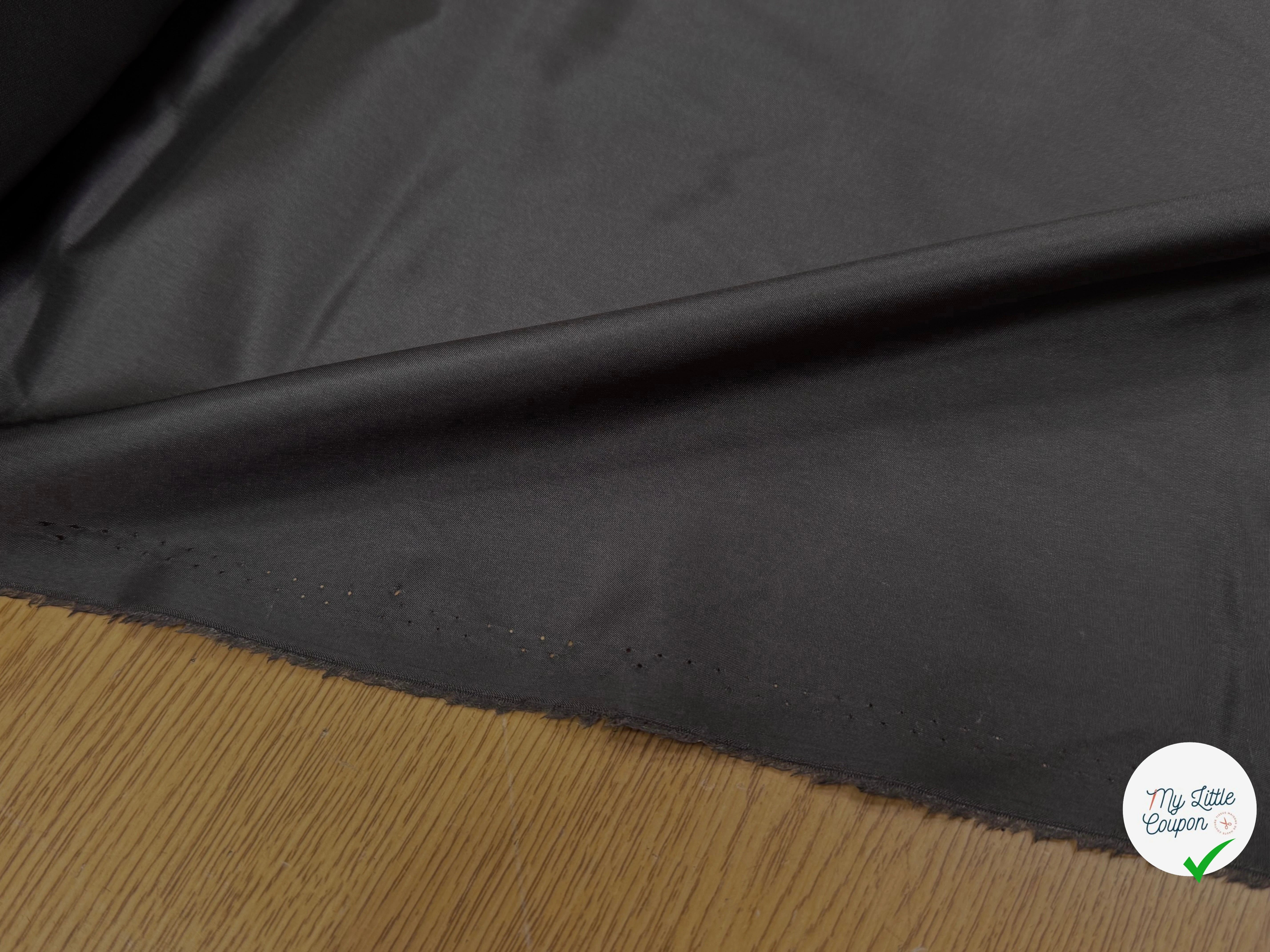 FAILLE DE SOIE MARRON PRESQUE NOIR100% SOIE - My Little Coupon