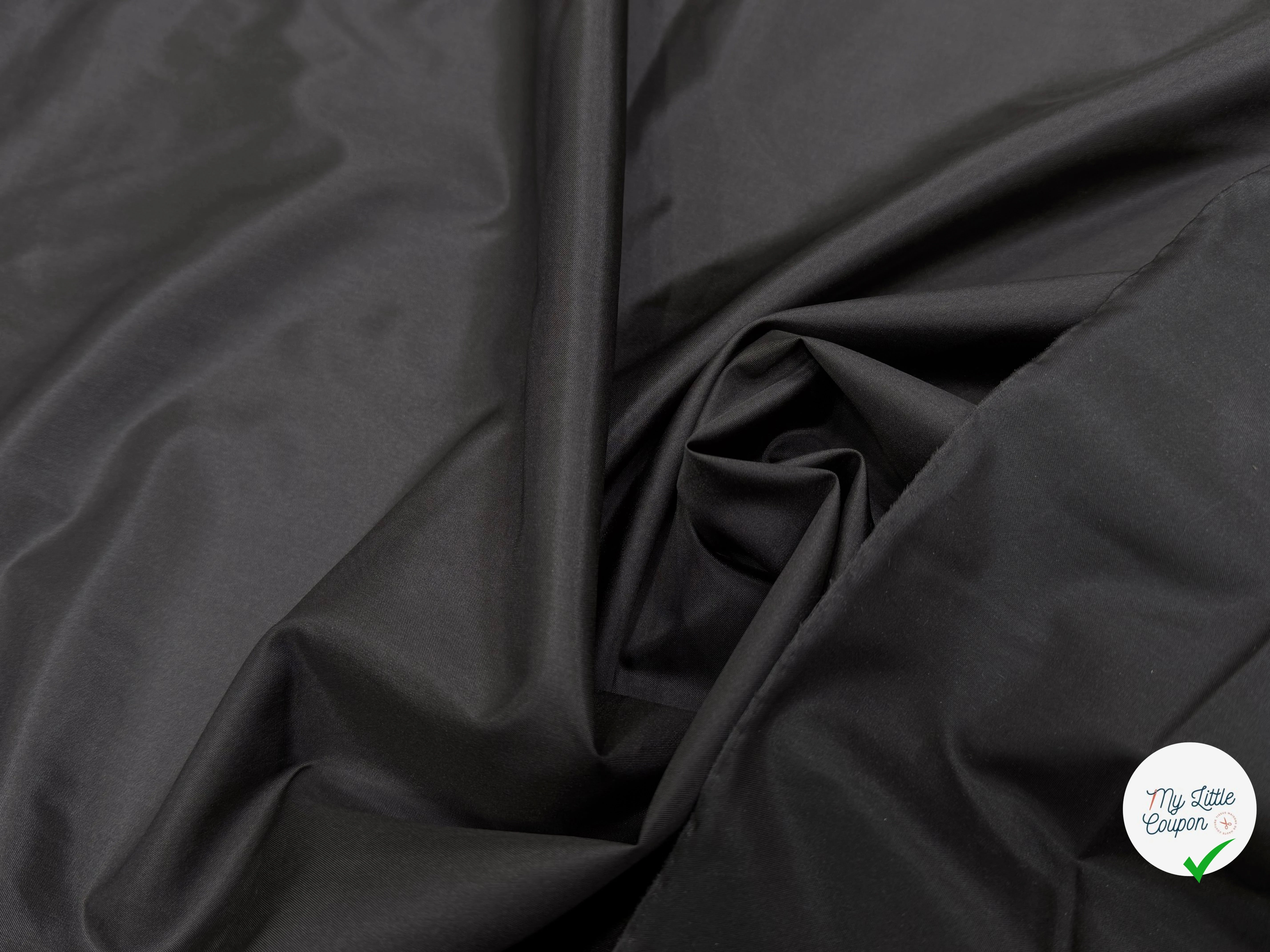 FAILLE DE SOIE MARRON PRESQUE NOIR100% SOIE - My Little Coupon