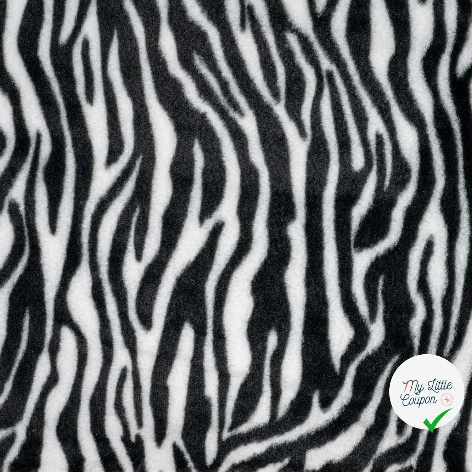 FANCY FUR ZEBRA BLACK - My Little Coupon
