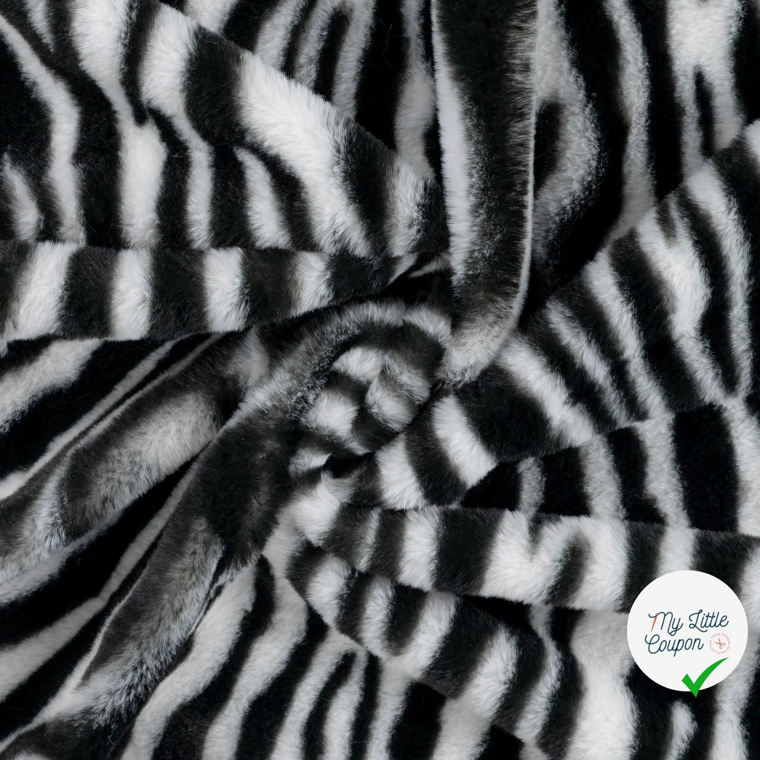 FANCY FUR ZEBRA BLACK - My Little Coupon