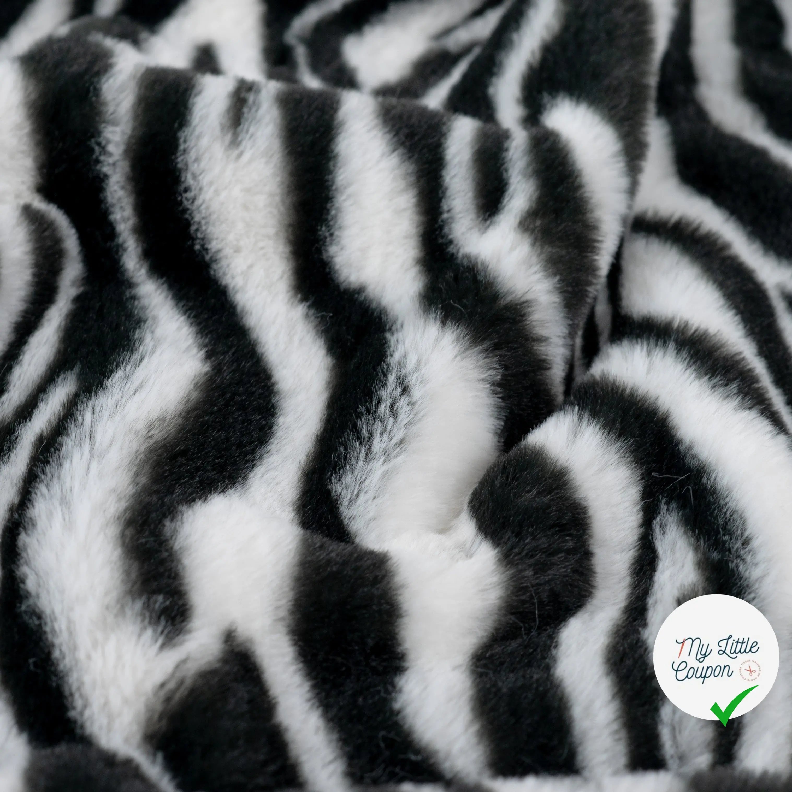FANCY FUR ZEBRA BLACK - My Little Coupon