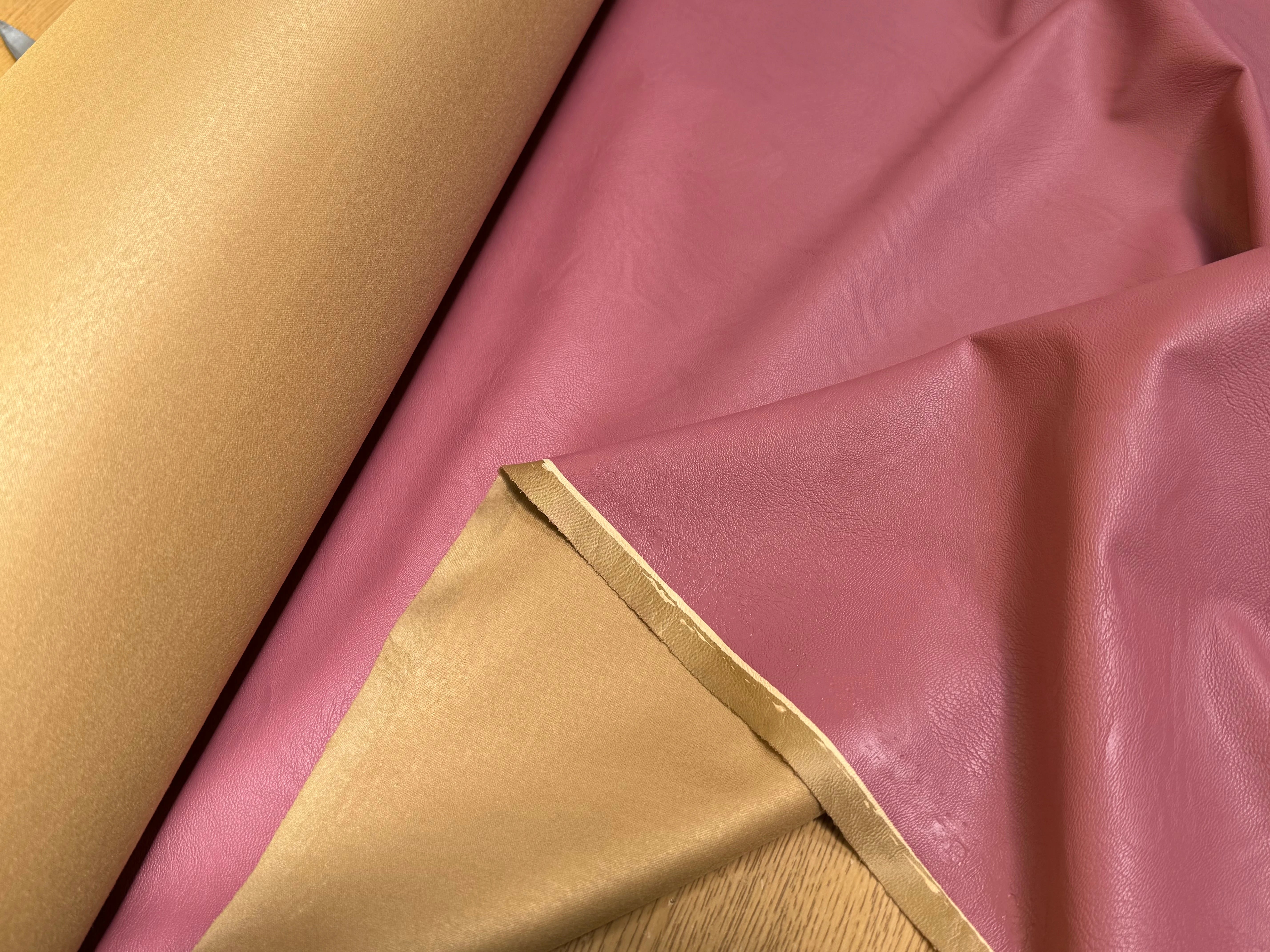 FAUX CUIR SOUPLE ROSE STRETCH - My Little Coupon