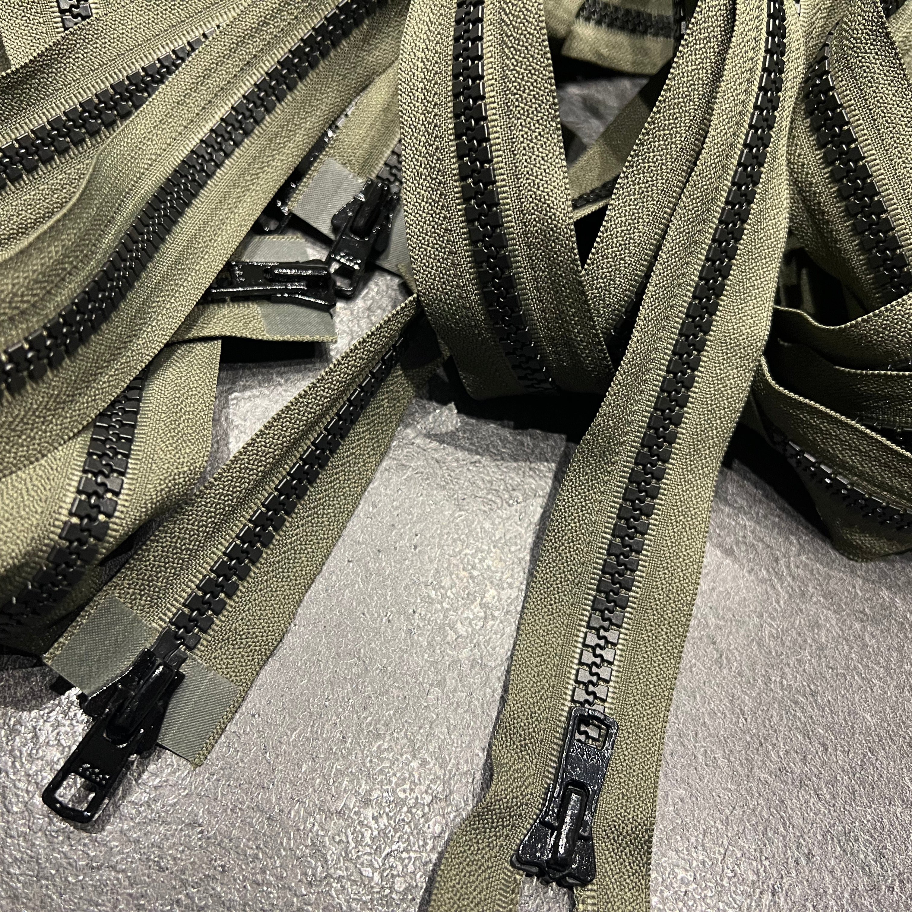 FERMETURE DOUBLE CURSEUR KAKI 100 CM - My Little Coupon