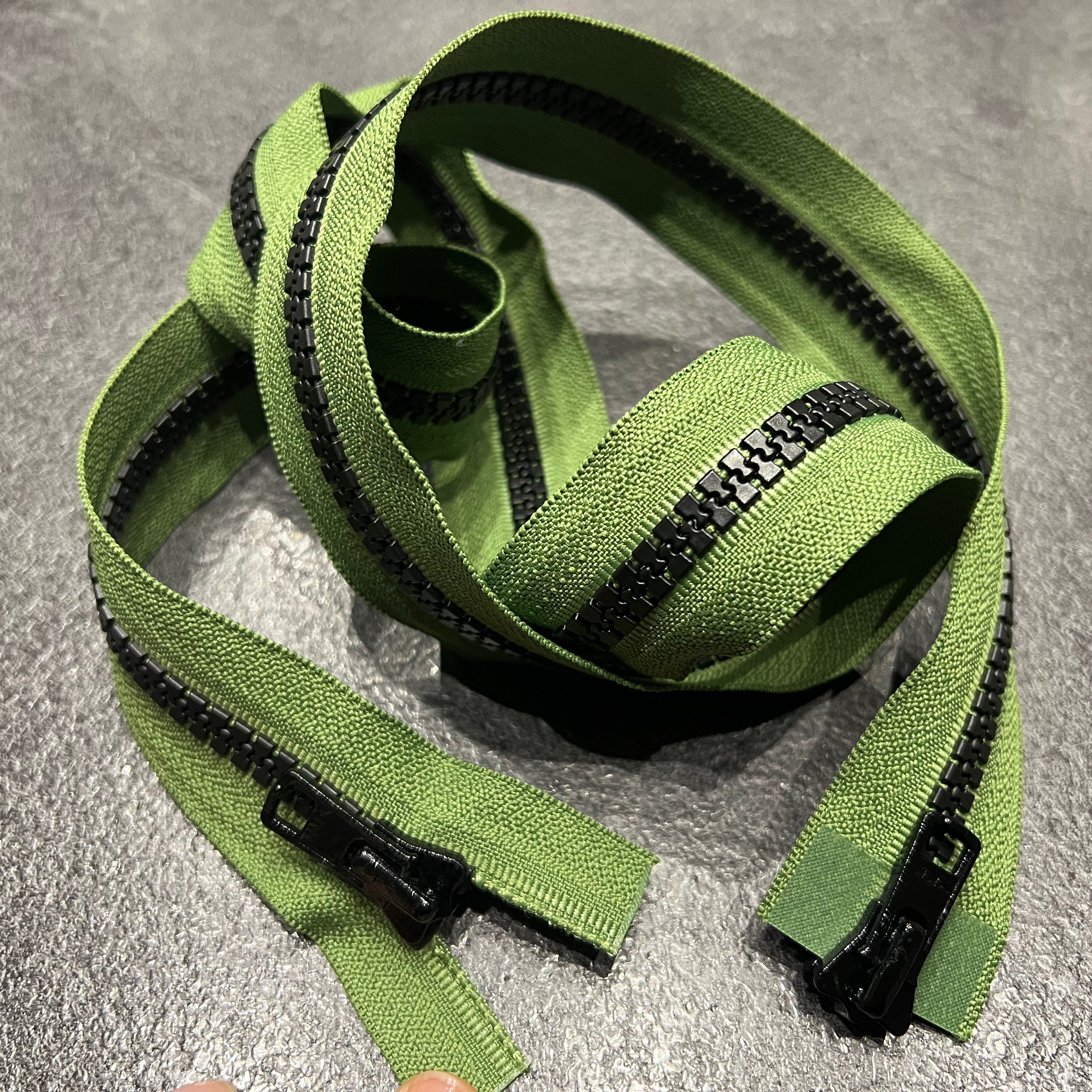 FERMETURE DOUBLE CURSEUR VERT 100 CM - My Little Coupon