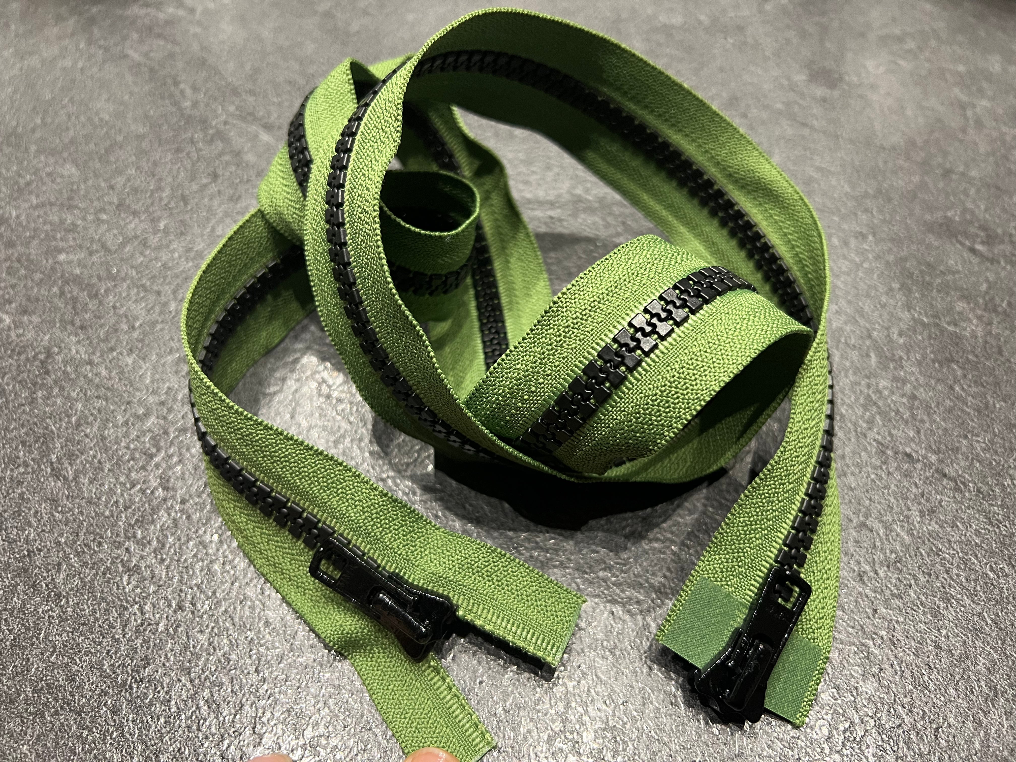 FERMETURE DOUBLE CURSEUR VERT 100 CM - My Little Coupon