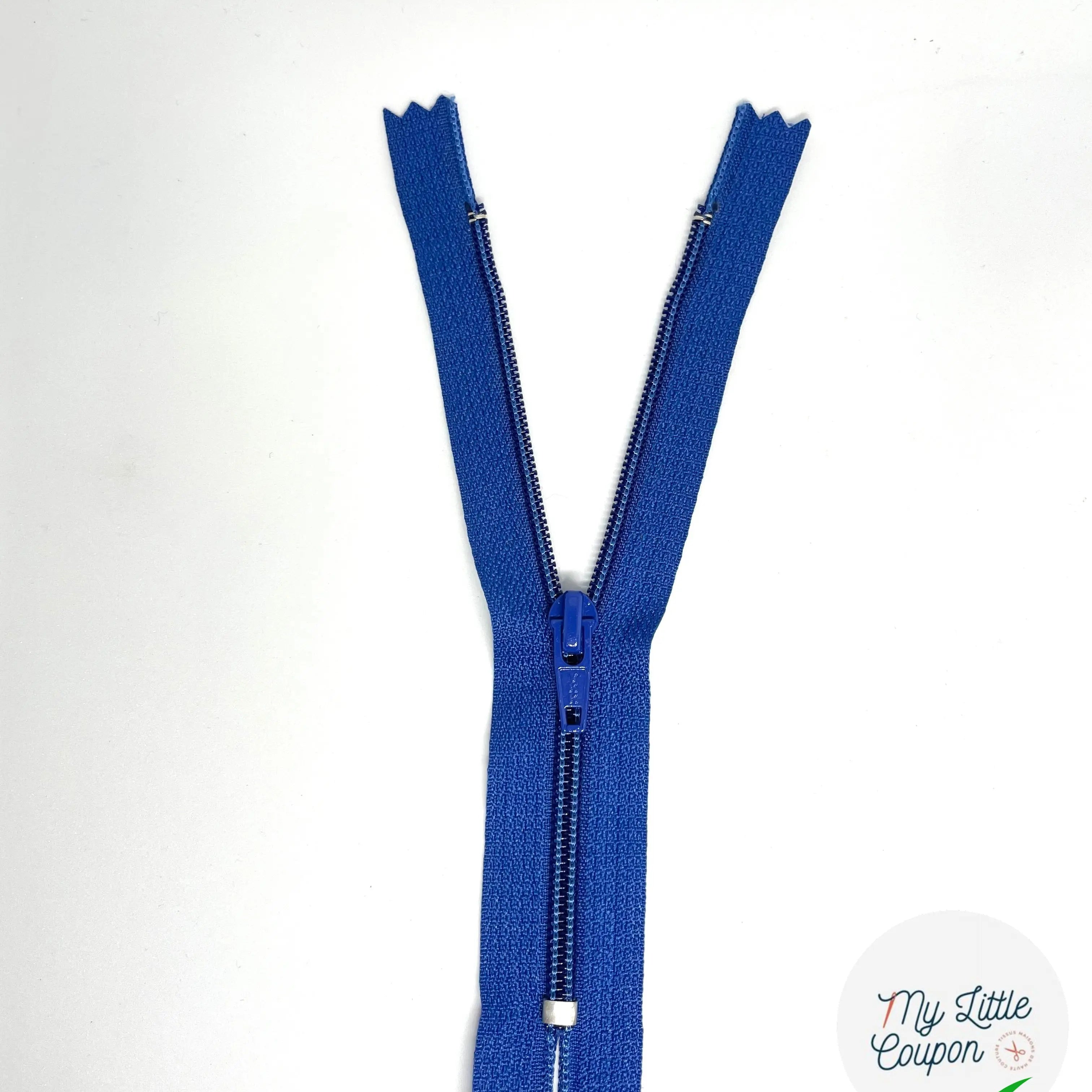 FERMETURE METAL NON SÉPARABLE 15CM BLEU ROI - My Little Coupon