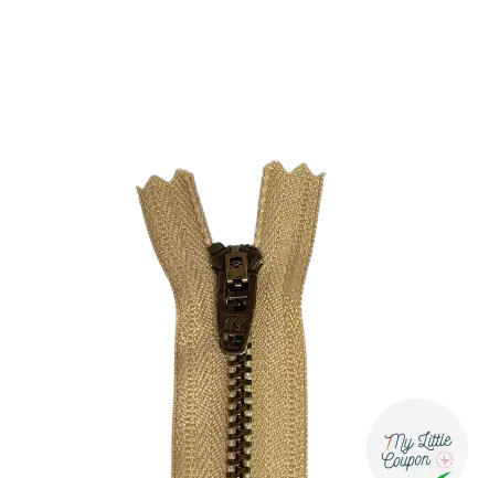 FERMETURE METAL NON SÉPARABLE 15CM COULEUR DULCEY - My Little Coupon