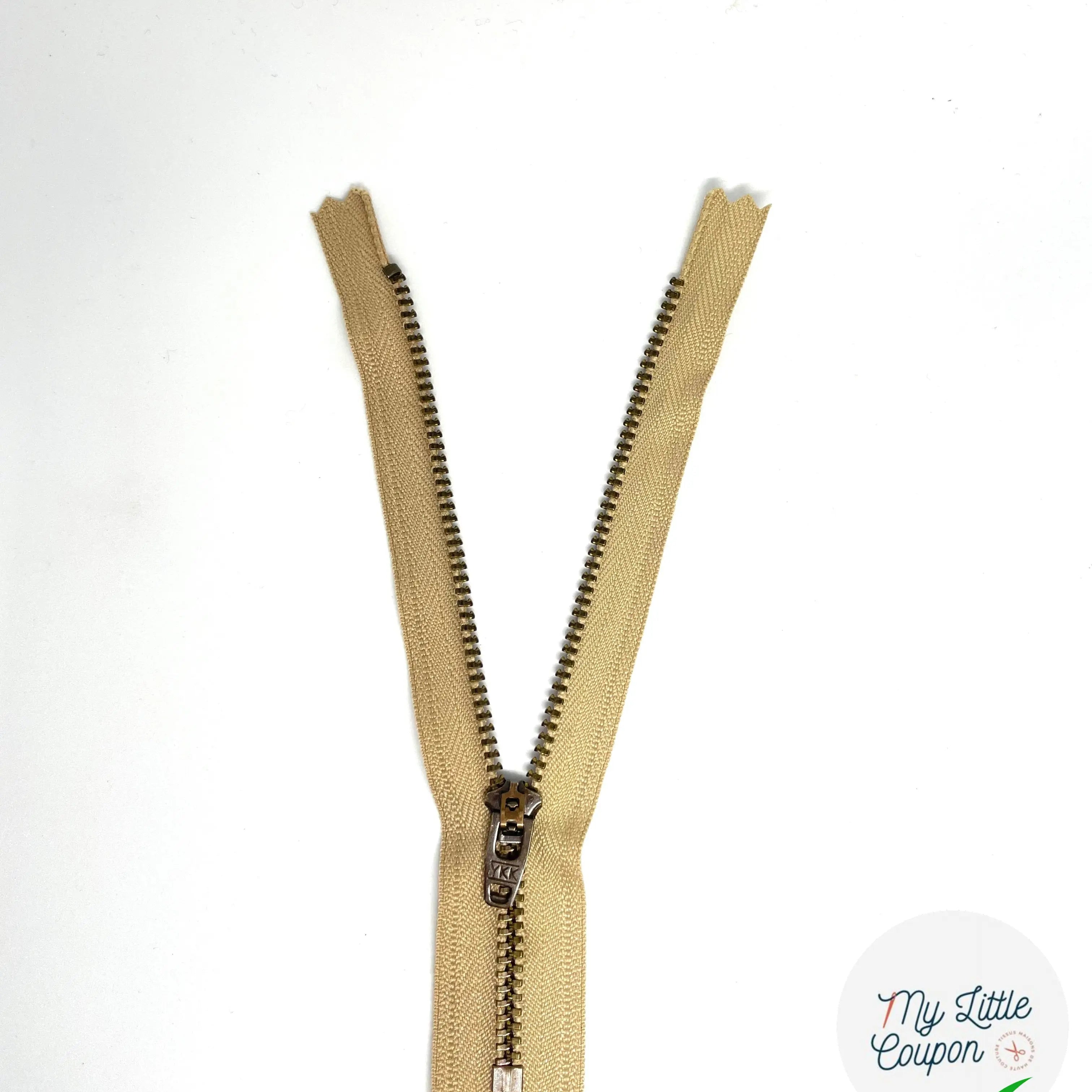 FERMETURE METAL NON SÉPARABLE 15CM COULEUR DULCEY - My Little Coupon