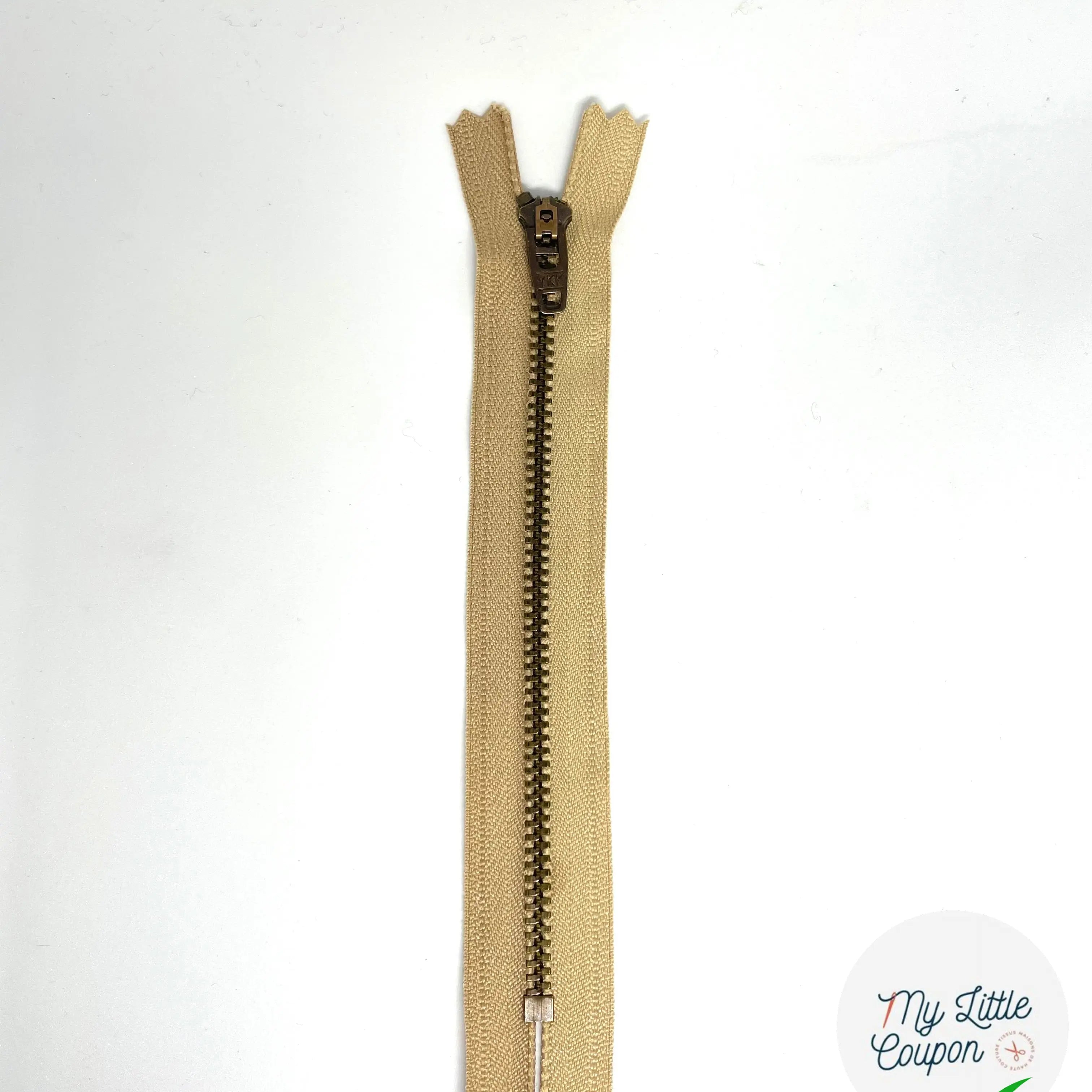 FERMETURE METAL NON SÉPARABLE 15CM COULEUR DULCEY - My Little Coupon