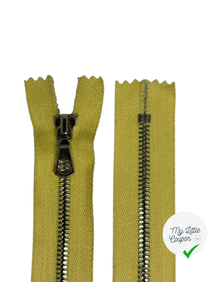 FERMETURE NON SÉPARABLE 65CM JAUNE AURÉOLINE - My Little Coupon