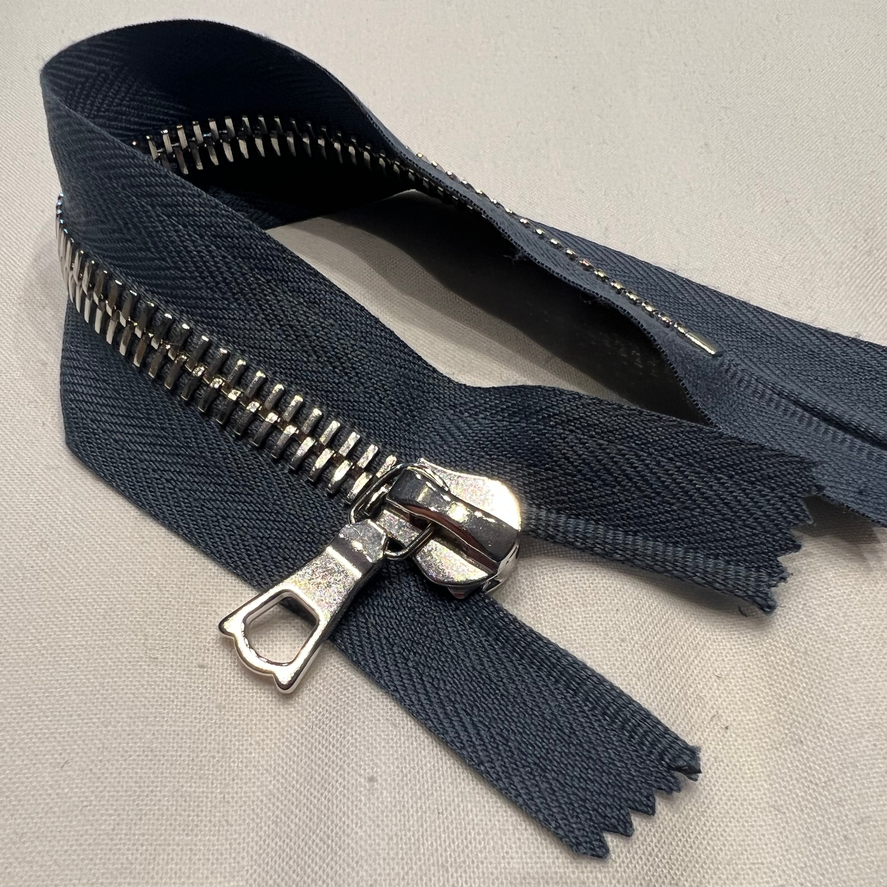 FERMETURE NON SÉPARABLE GRIS BLEU 20cm - My Little Coupon