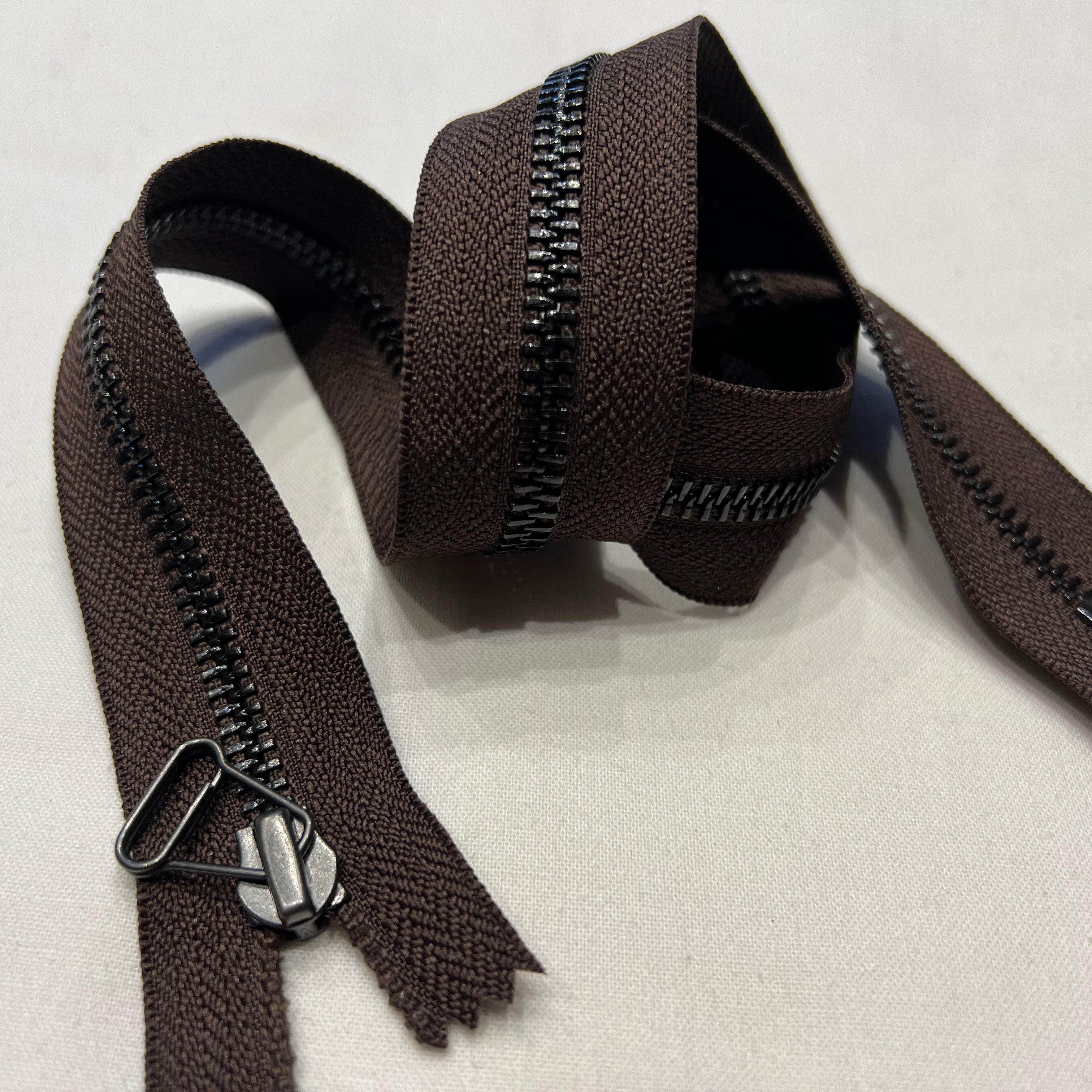 FERMETURE NON SÉPARABLE MARRON 60cm - My Little Coupon