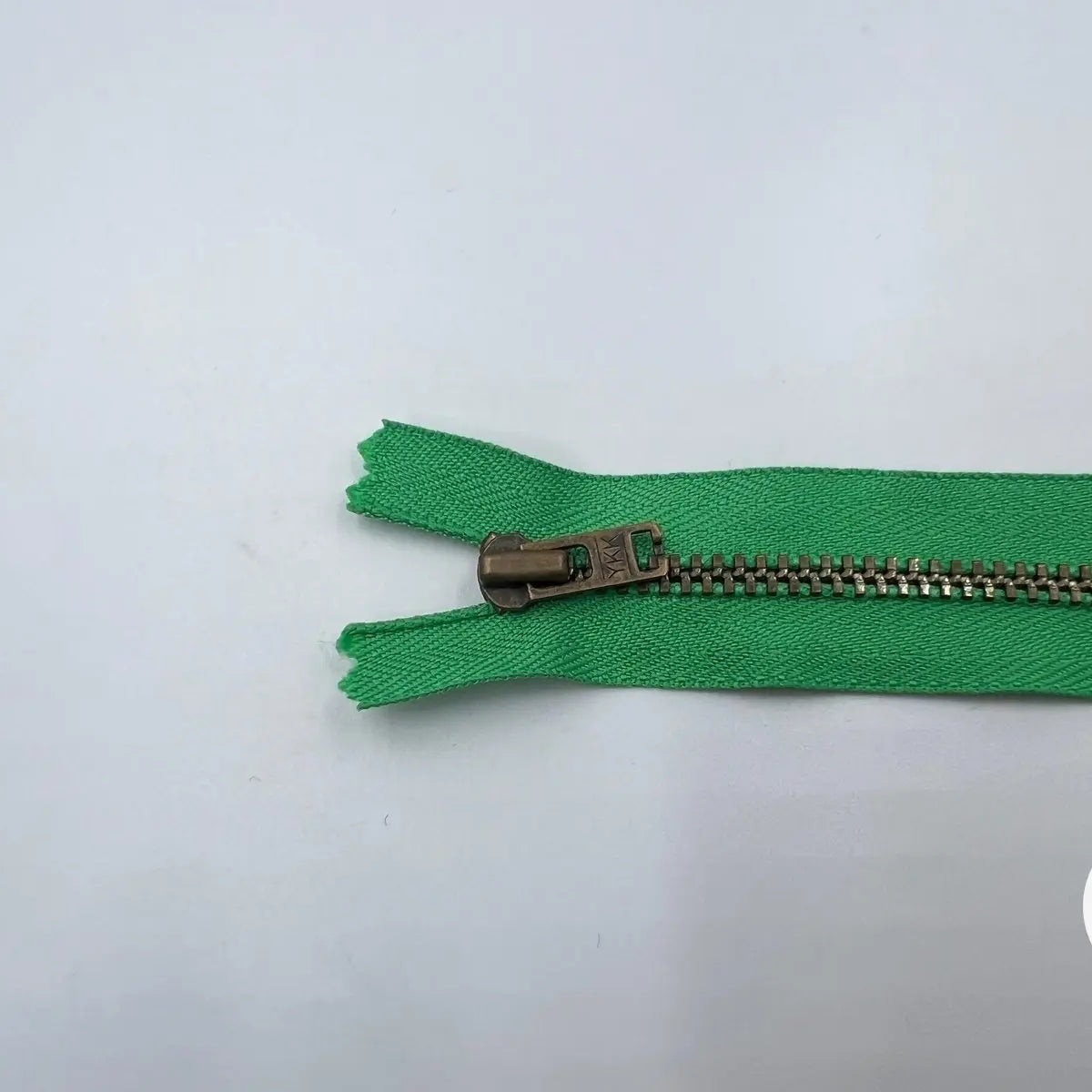 FERMETURE NON SÉPARABLE METAL COLORIS VERT 10CM - My Little Coupon - tissu - coudre