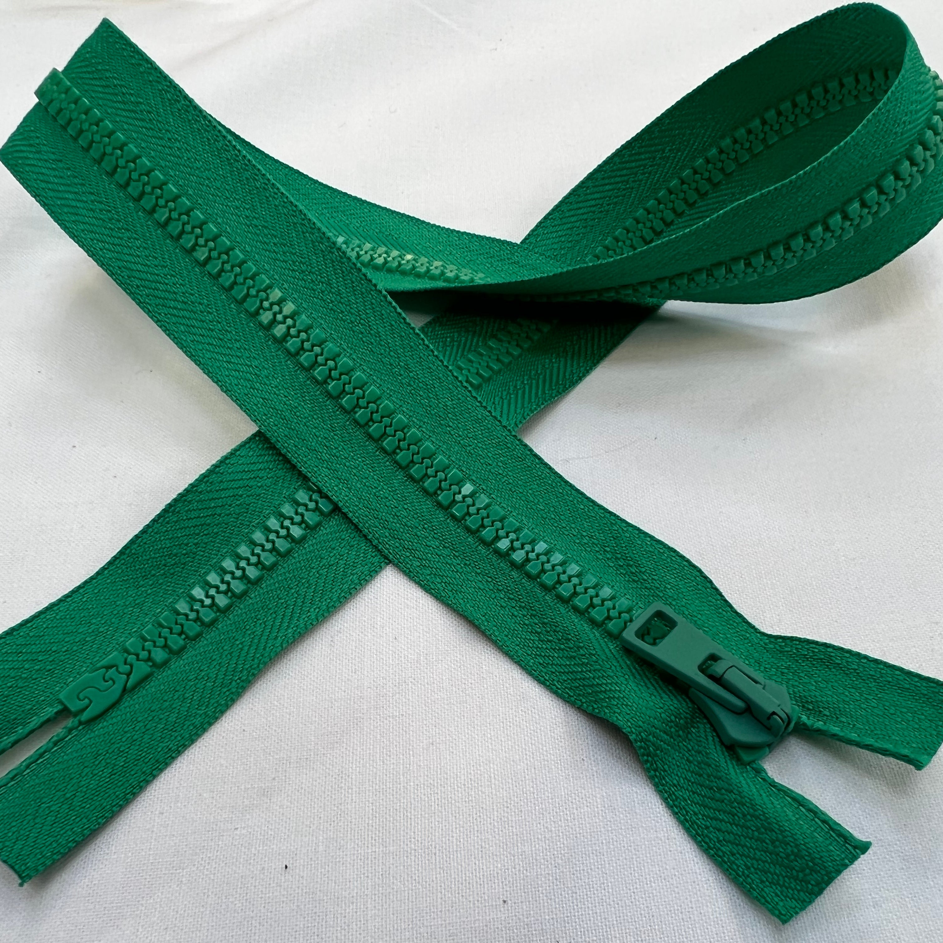 FERMETURE NON SÉPARABLE VERT 60cm - My Little Coupon