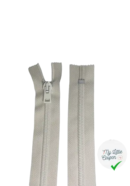 FERMETURE PVC BLANC 60CM SEPARABLE - My Little Coupon