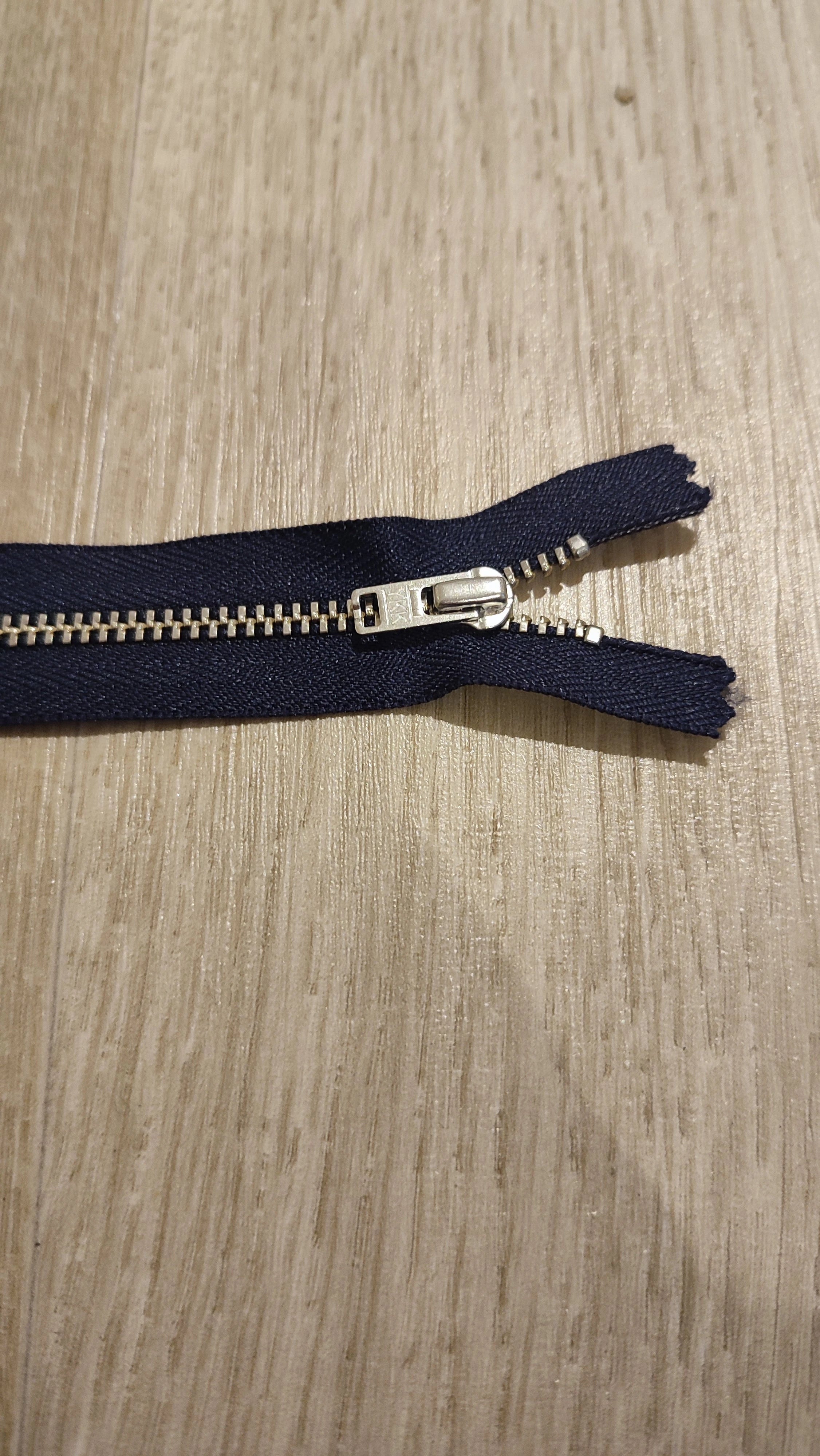 FERMETURE RIRI METAL NON SÉPARABLE 10CM BLEU NUIT - My Little Coupon