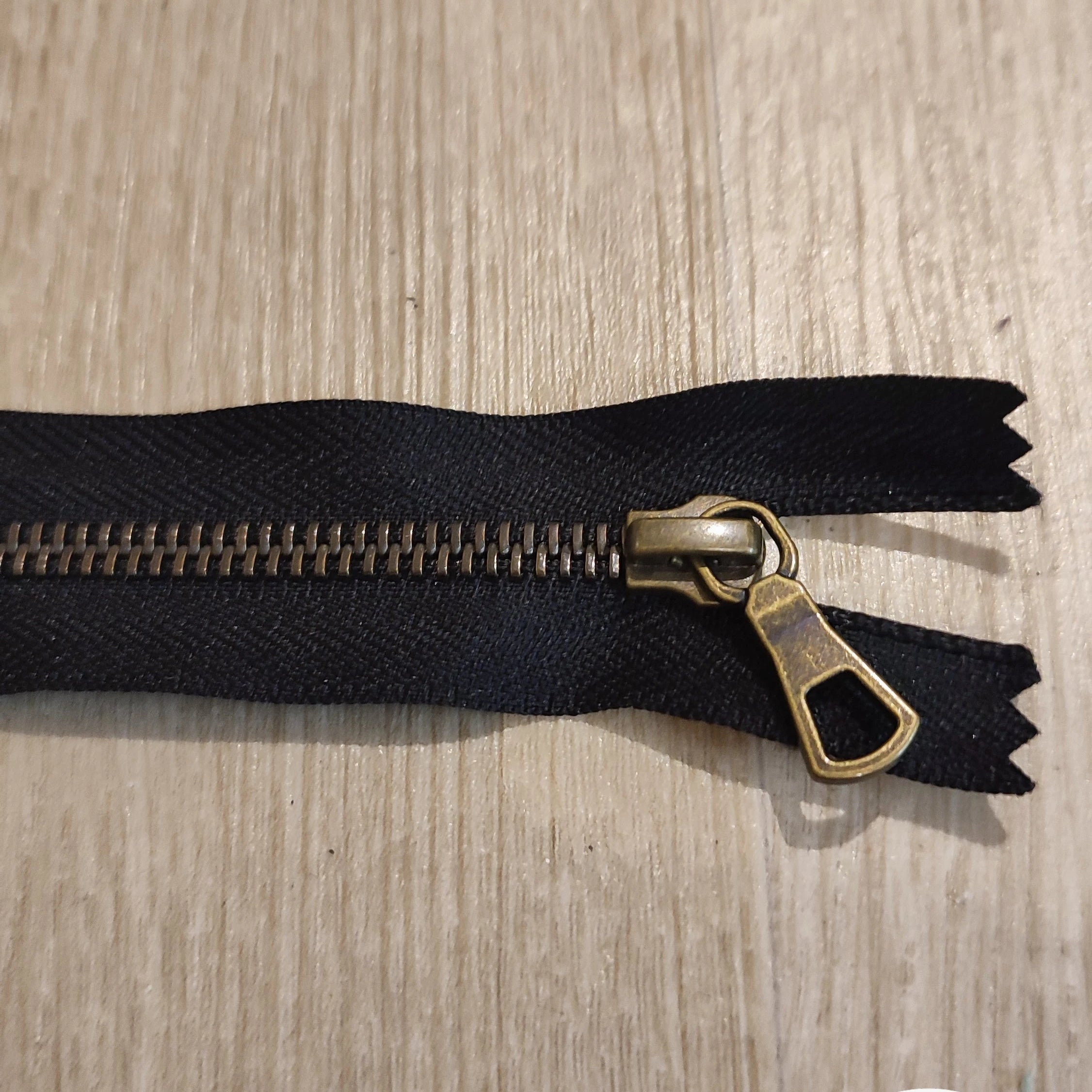 FERMETURE RIRI MÉTAL NON SÉPARABLE 13CM BLEU FONCÉ - My Little Coupon
