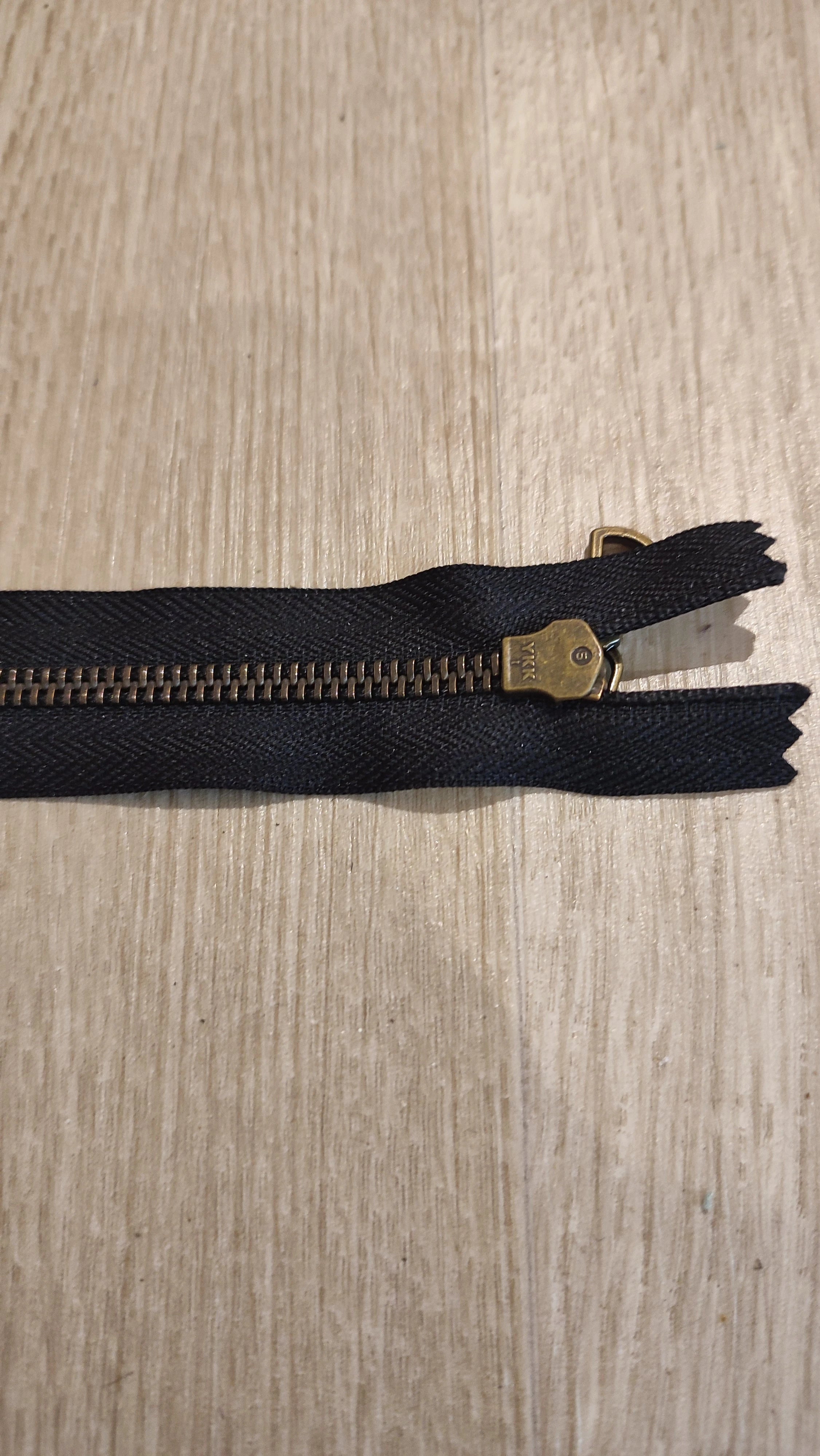 FERMETURE RIRI MÉTAL NON SÉPARABLE 13CM BLEU FONCÉ - My Little Coupon