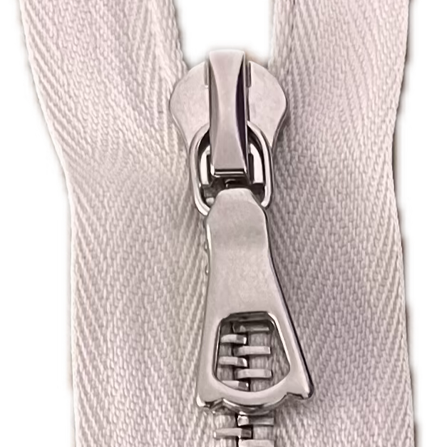 FERMETURE RIRI METAL NON SÉPARABLE 15CM M6 BLANC CASSÉ - My Little Coupon