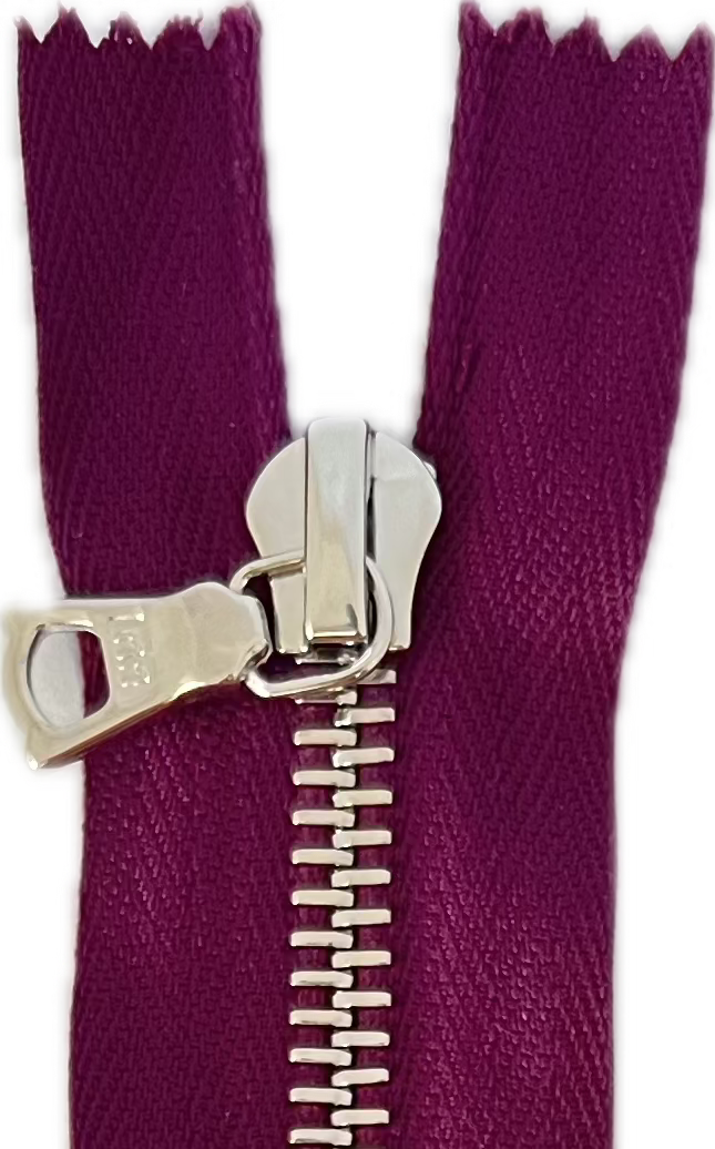 FERMETURE RIRI METAL NON SÉPARABLE 15CM M6 VIOLETTE - My Little Coupon
