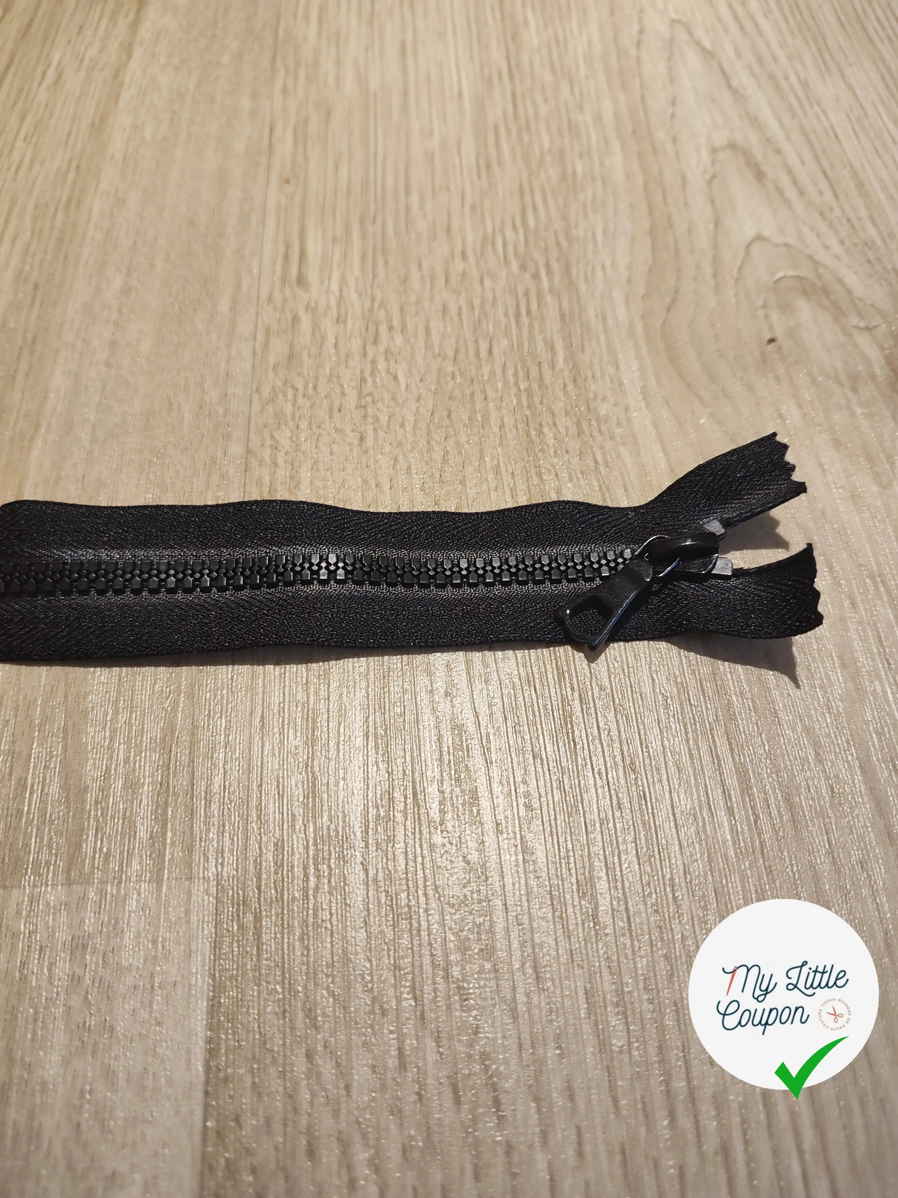 FERMETURE RIRI METAL NON SEPARABLE 15CM NOIR - My Little Coupon